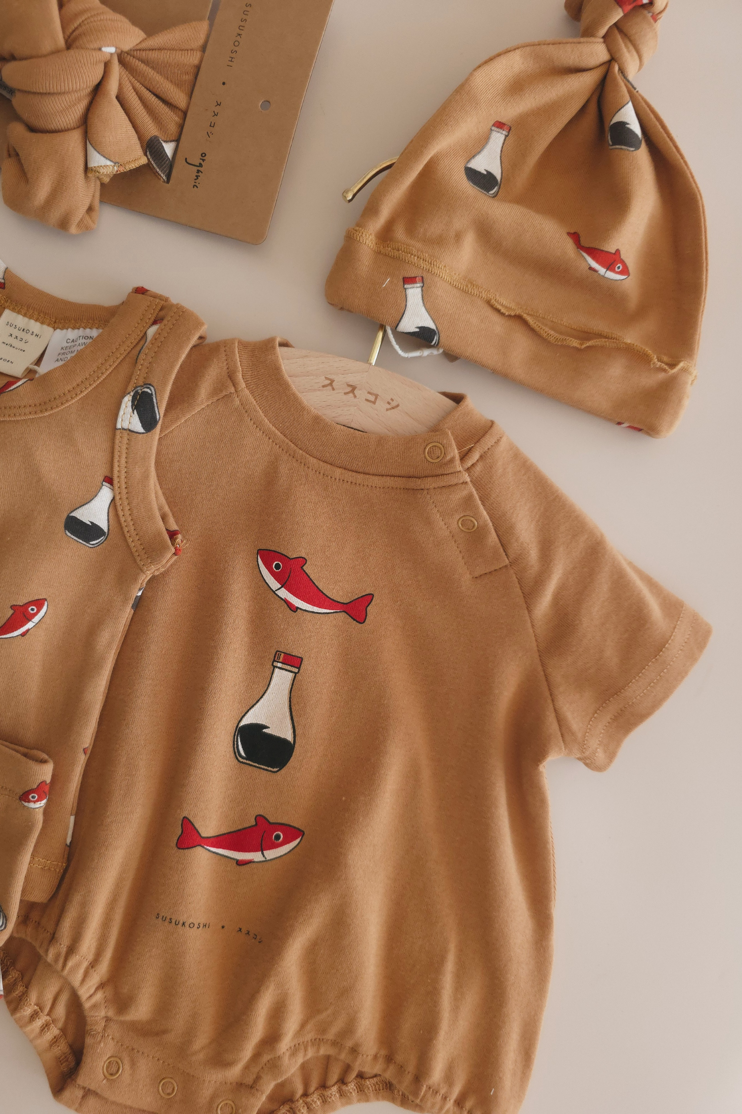 Bubble Romper. Fish x Soy