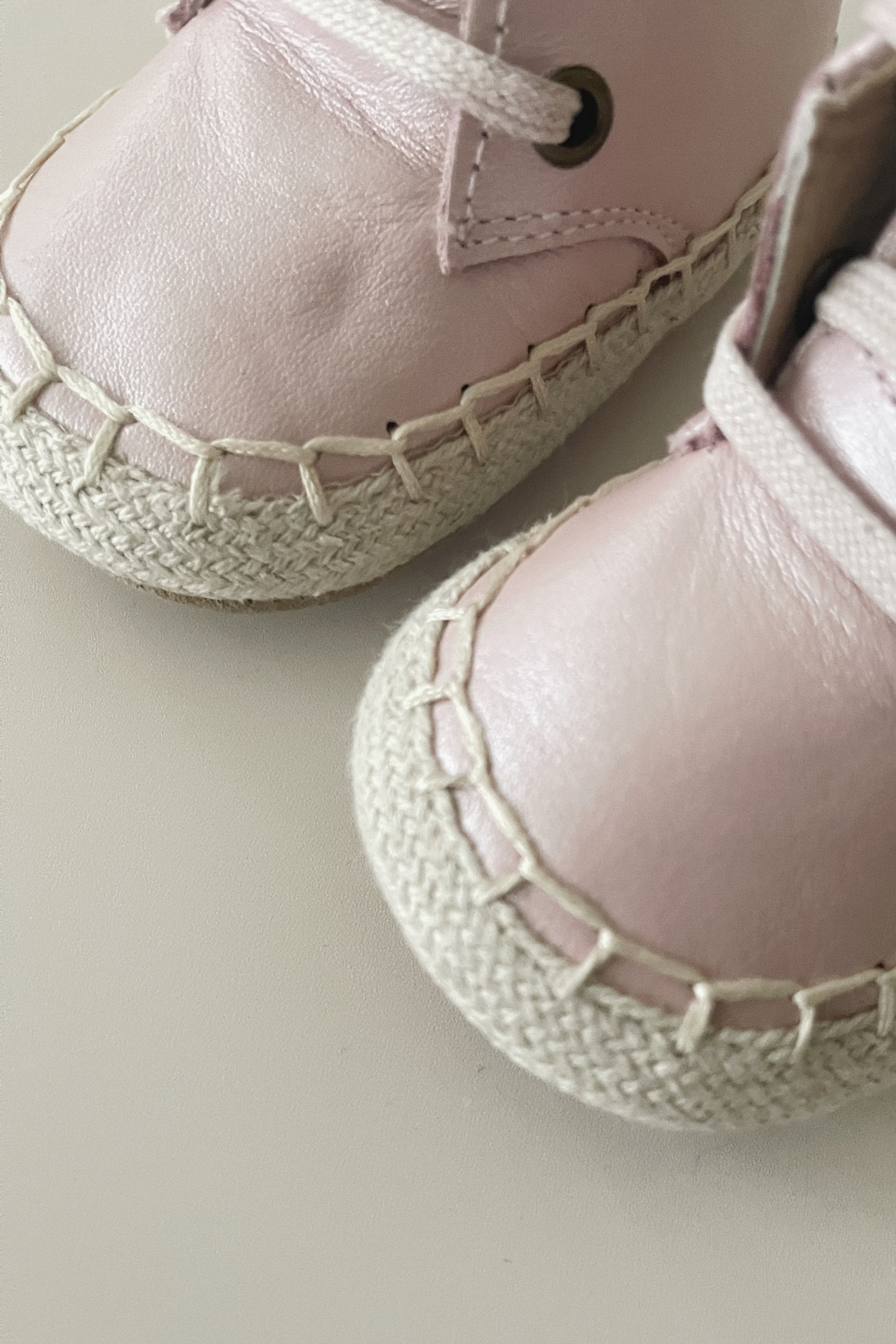 Baby High Tops Shoes - Blush Pearl