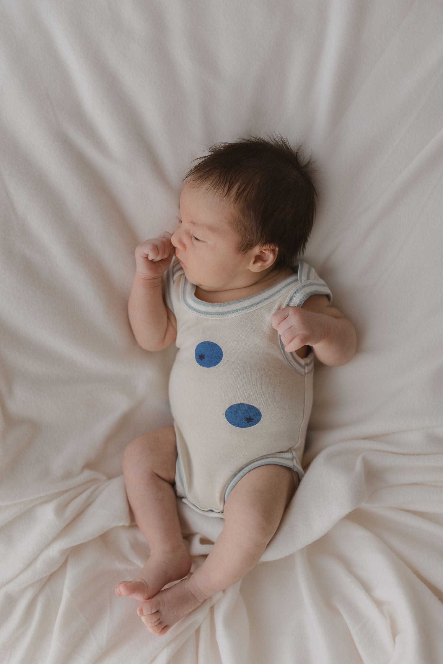 Singlet Lapped Suit. Blueberry