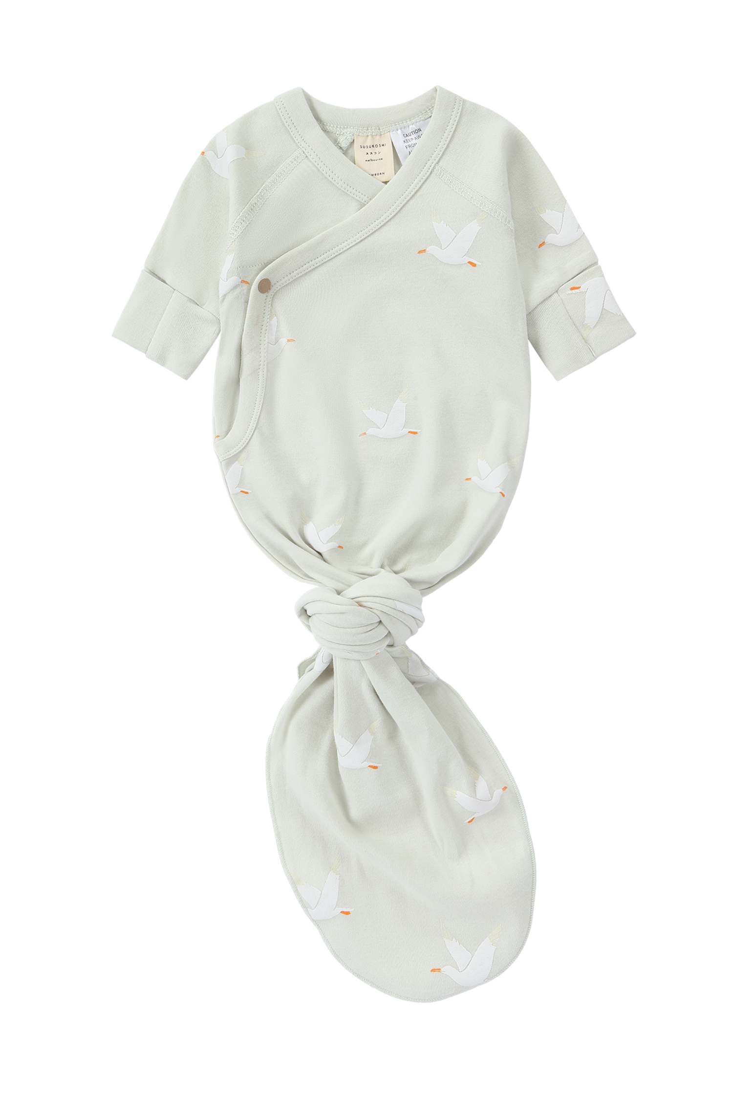 Kimono Gown. Seagull