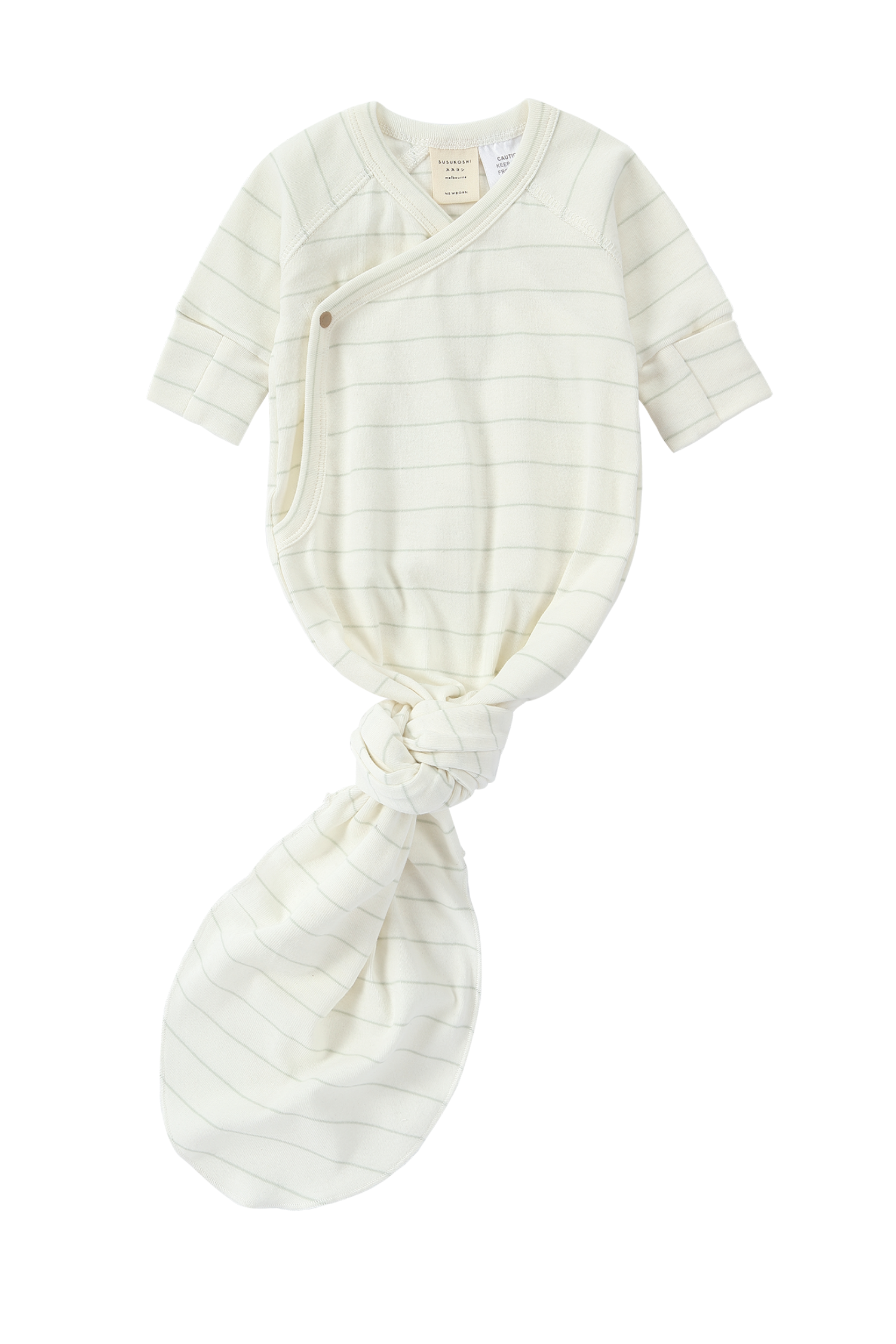 Kimono Gown. White Sky