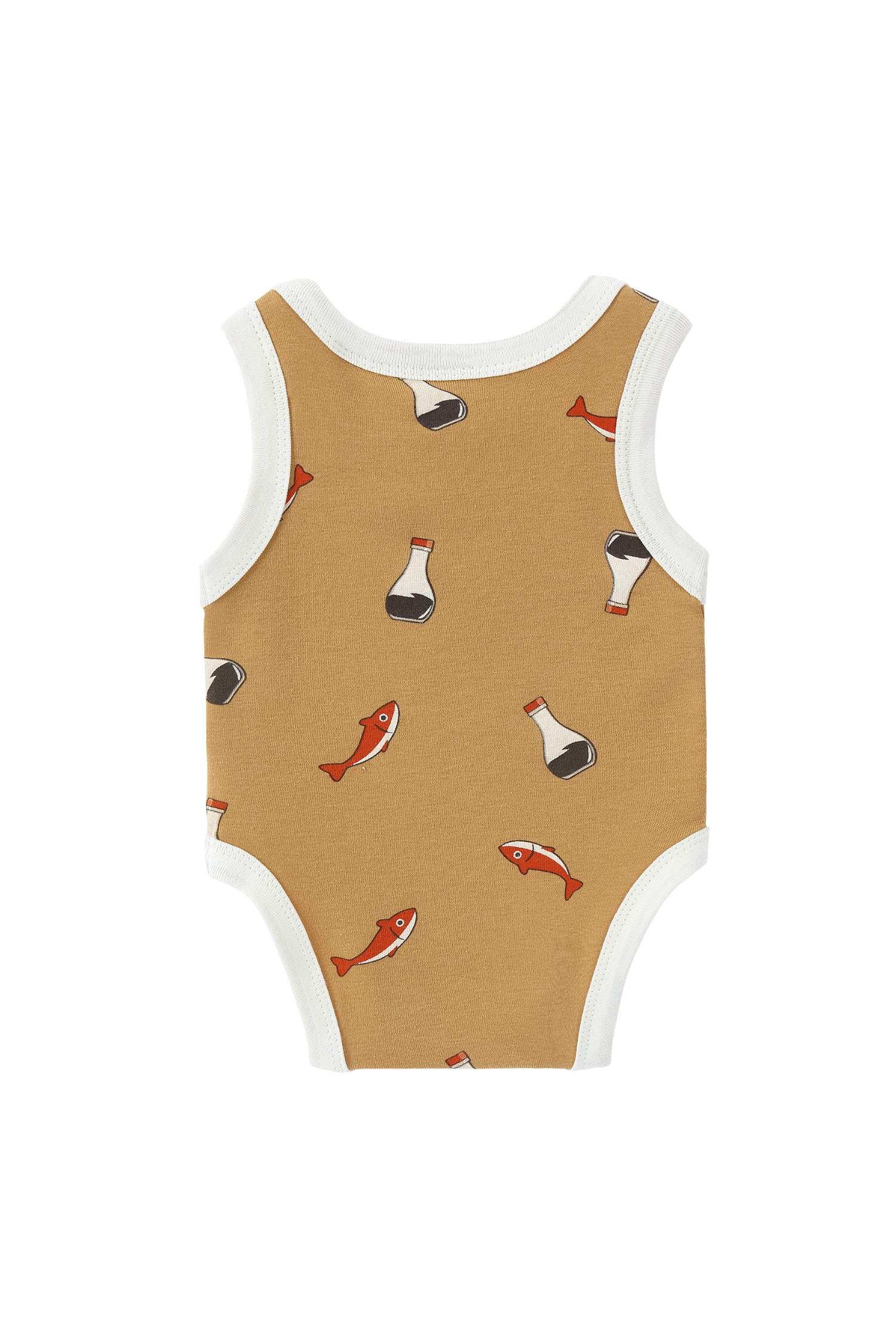 Retro Lapped Suit Singlet (Pack of 2). Fish x Soy