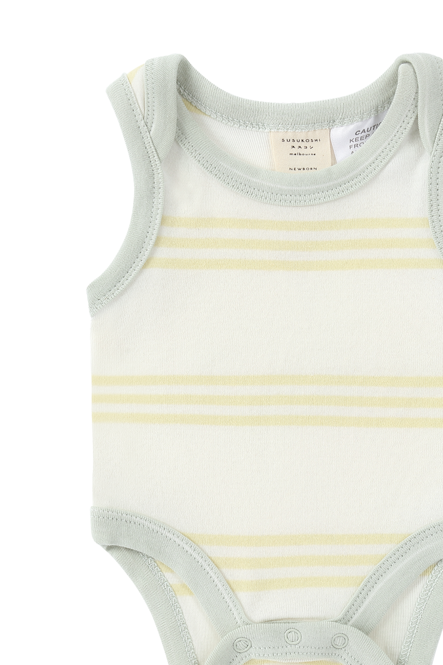 Retro Lapped Suit Singlet (Pack of 2). Fish x Soy