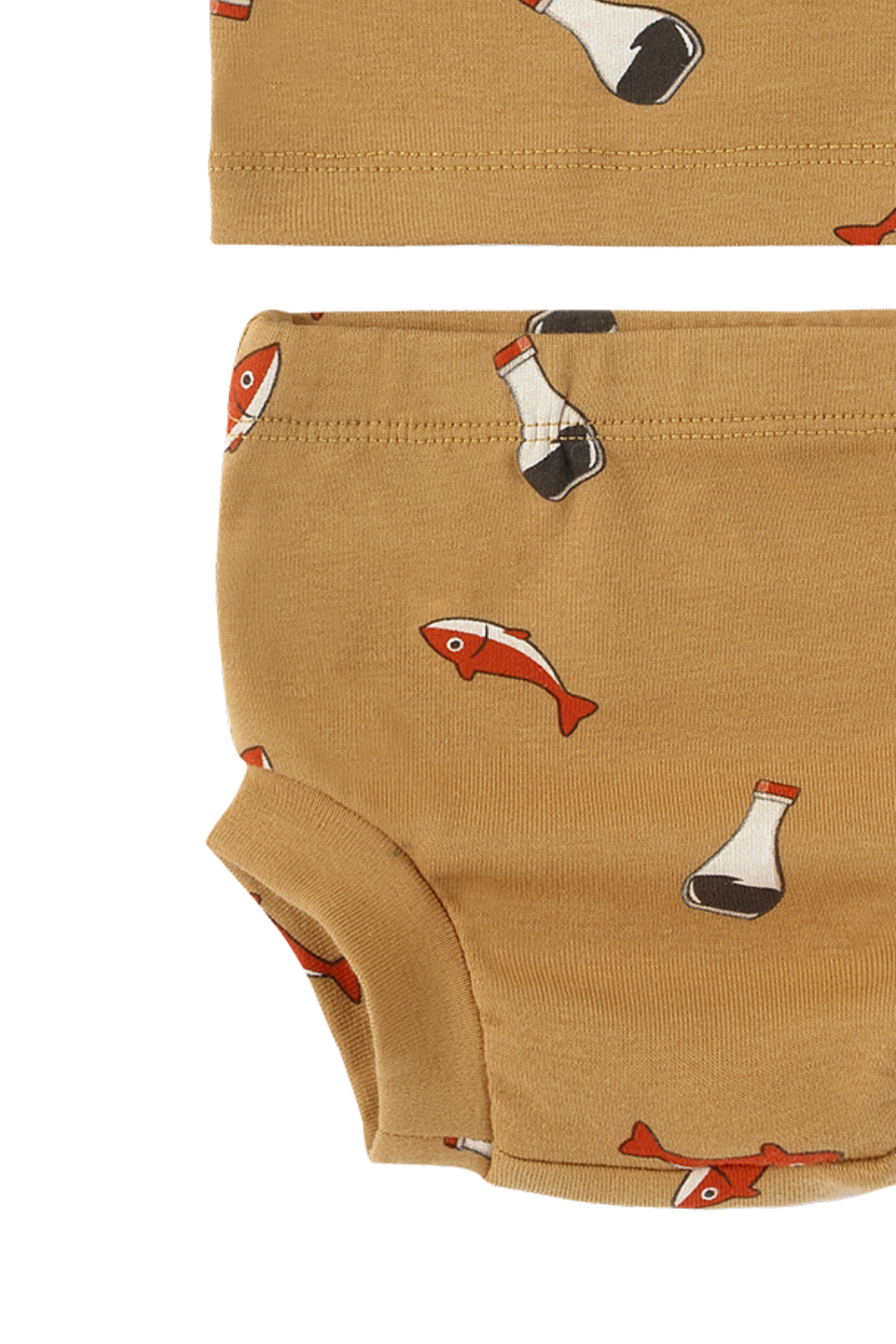 Singlet & Nappy Cover. Fish x Soy