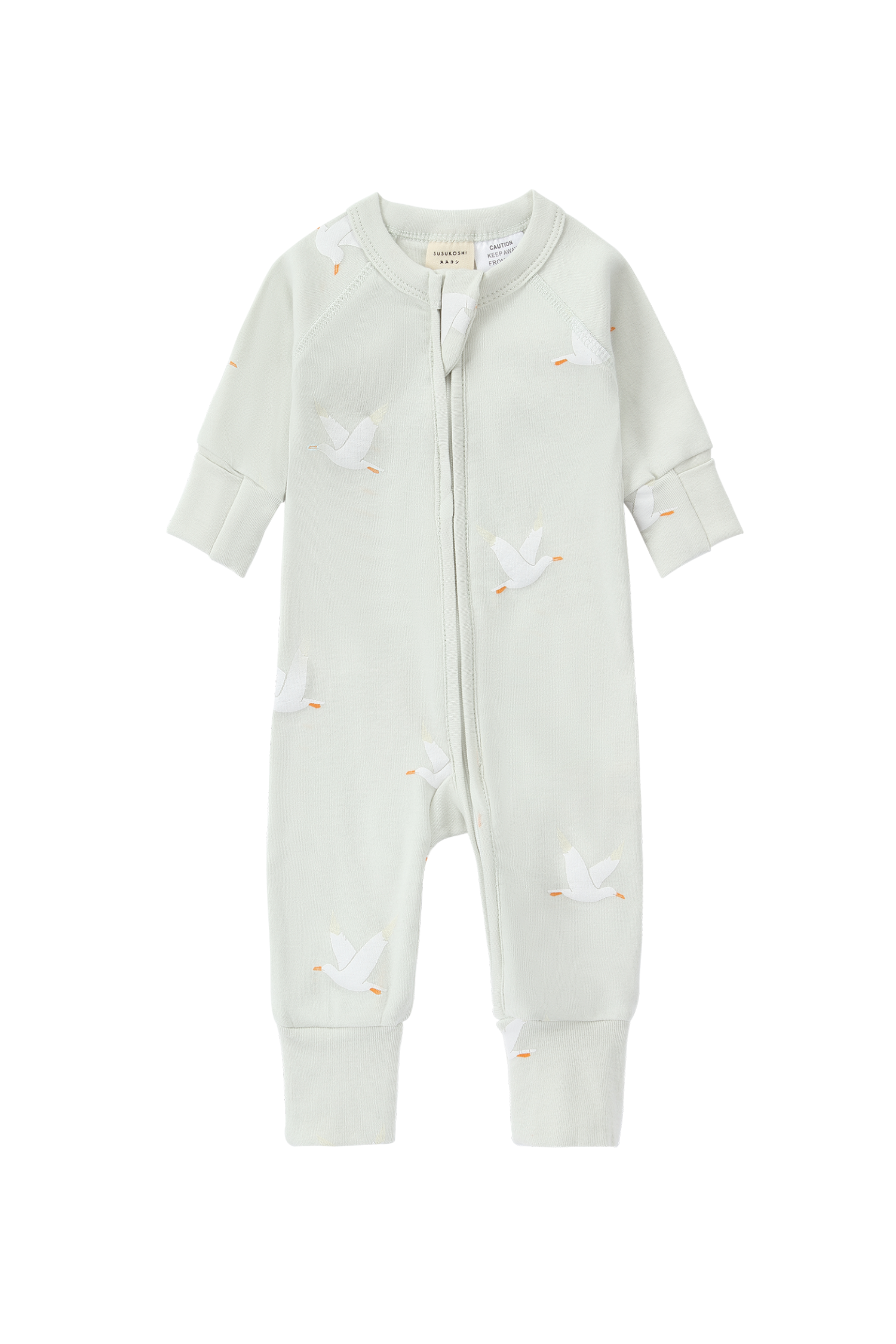 Zip Suit. L/SP Seagull