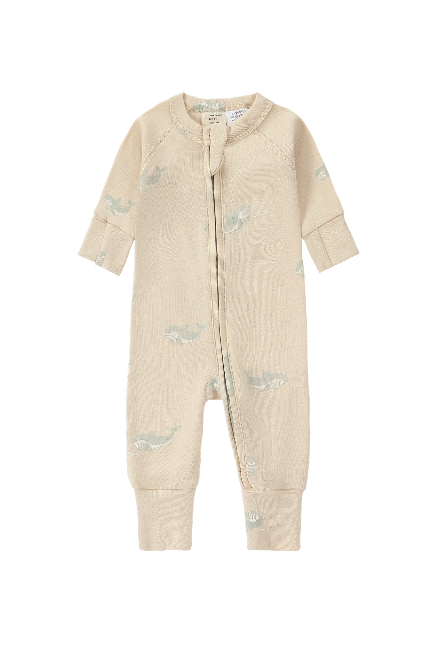 Zip Suit. L/SP Whale