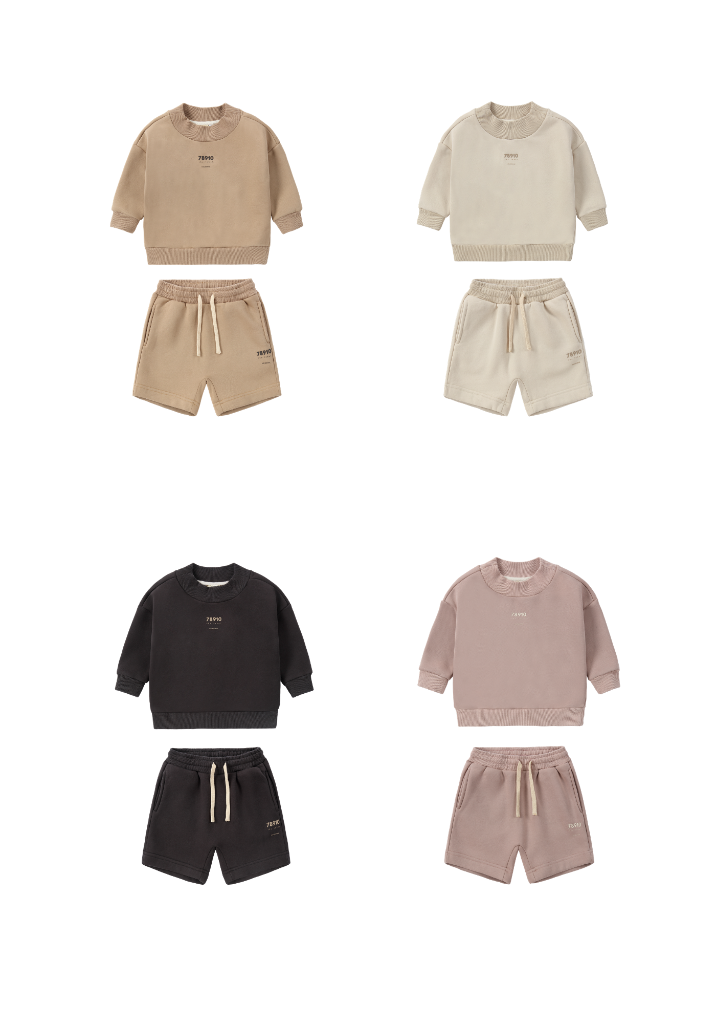 Kids Fleece Relaxed Shorts