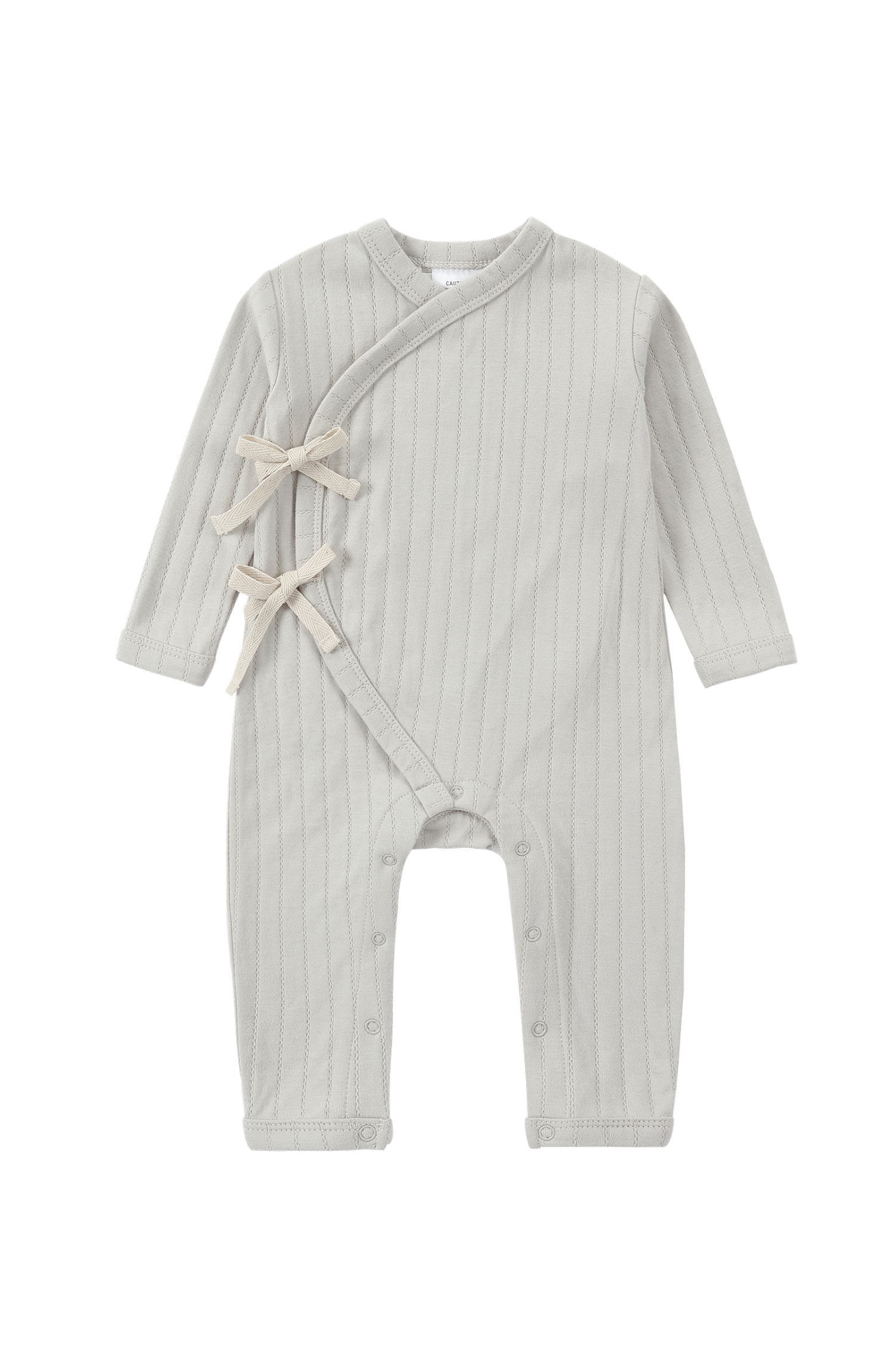 Baby Kimono Overall Suit. Moonstone