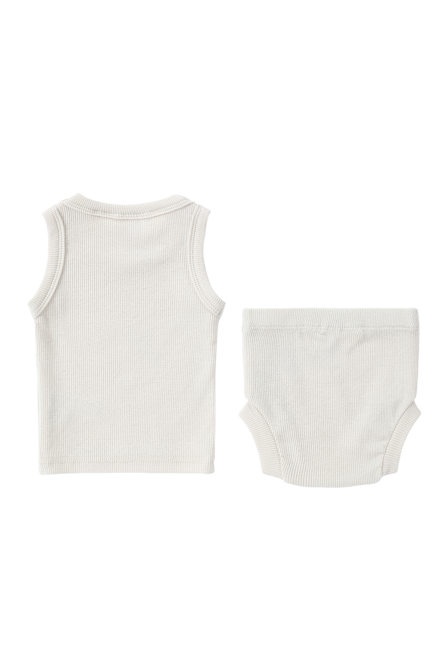 Singlet & Nappy Cover. Salt