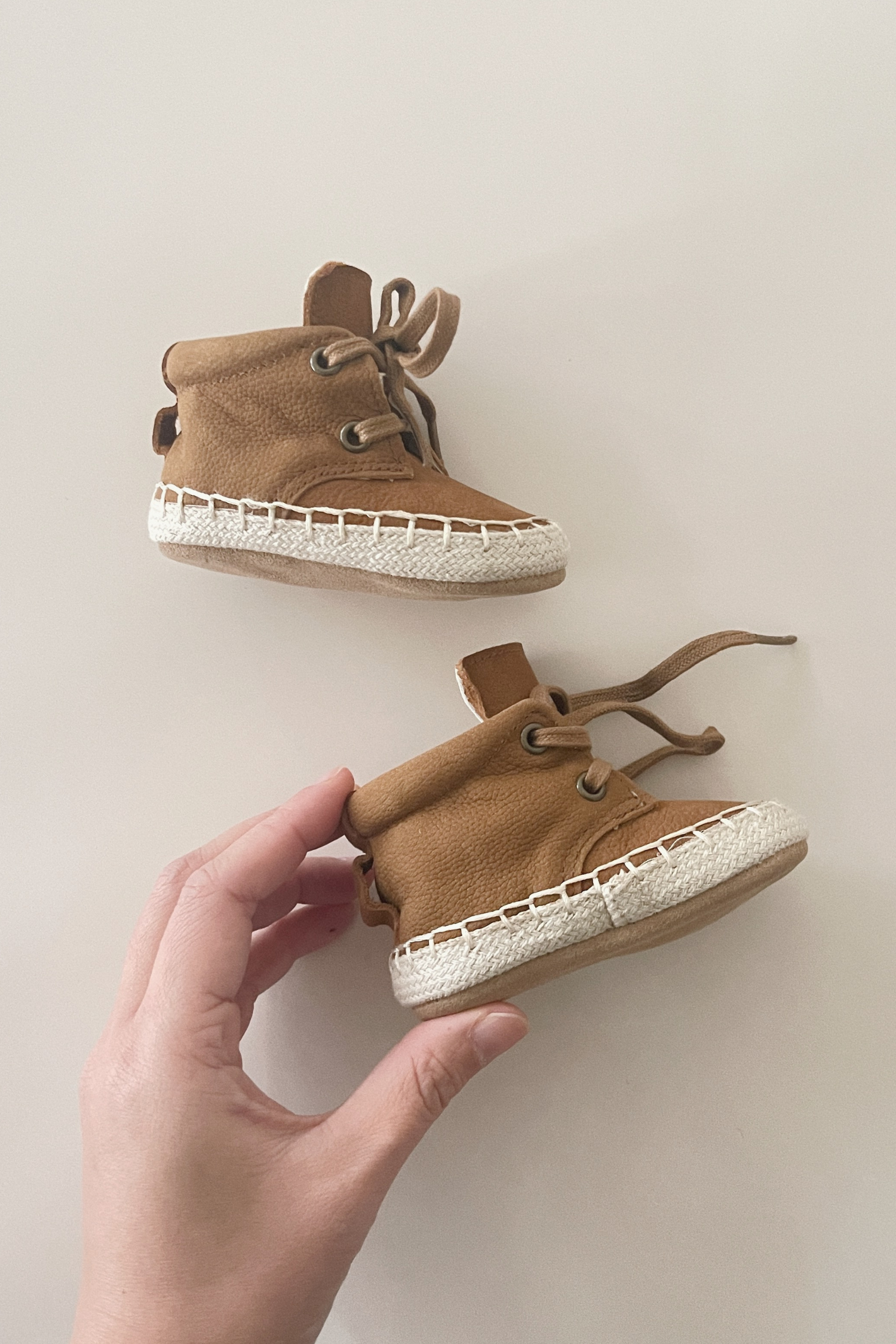 Baby High Tops Shoes - Nubuck Toffee