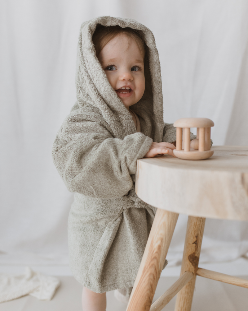 Baby bath gown outlet