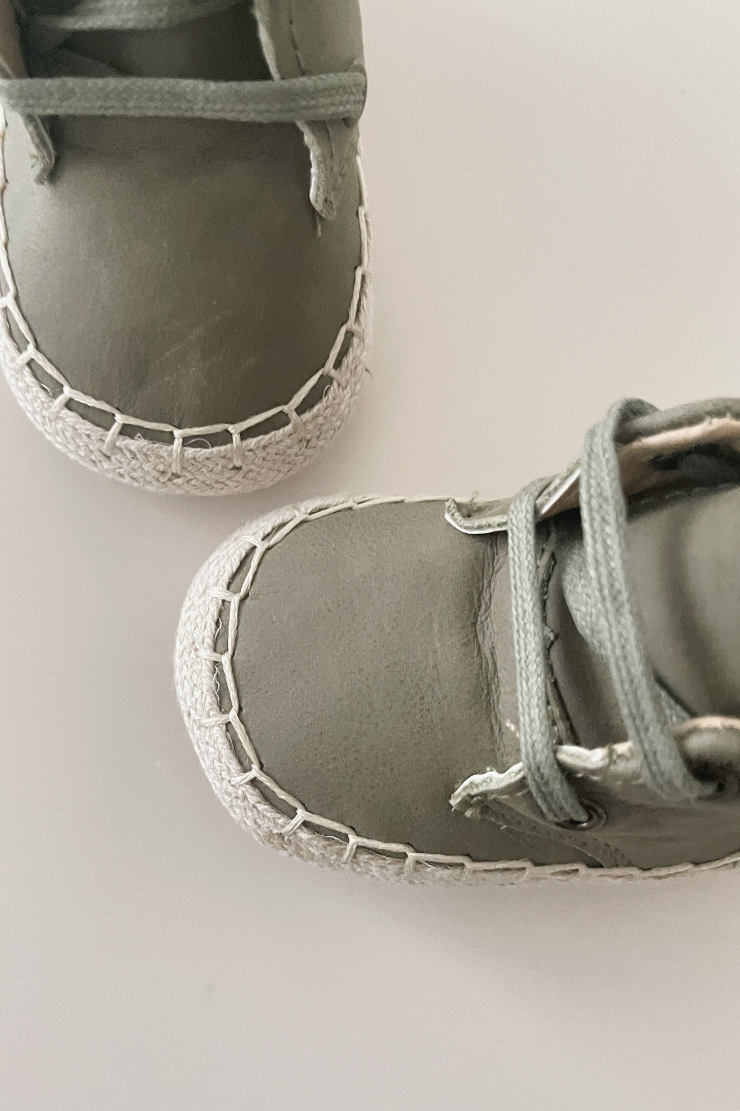 Baby High Tops Shoes - Nubuck Olive