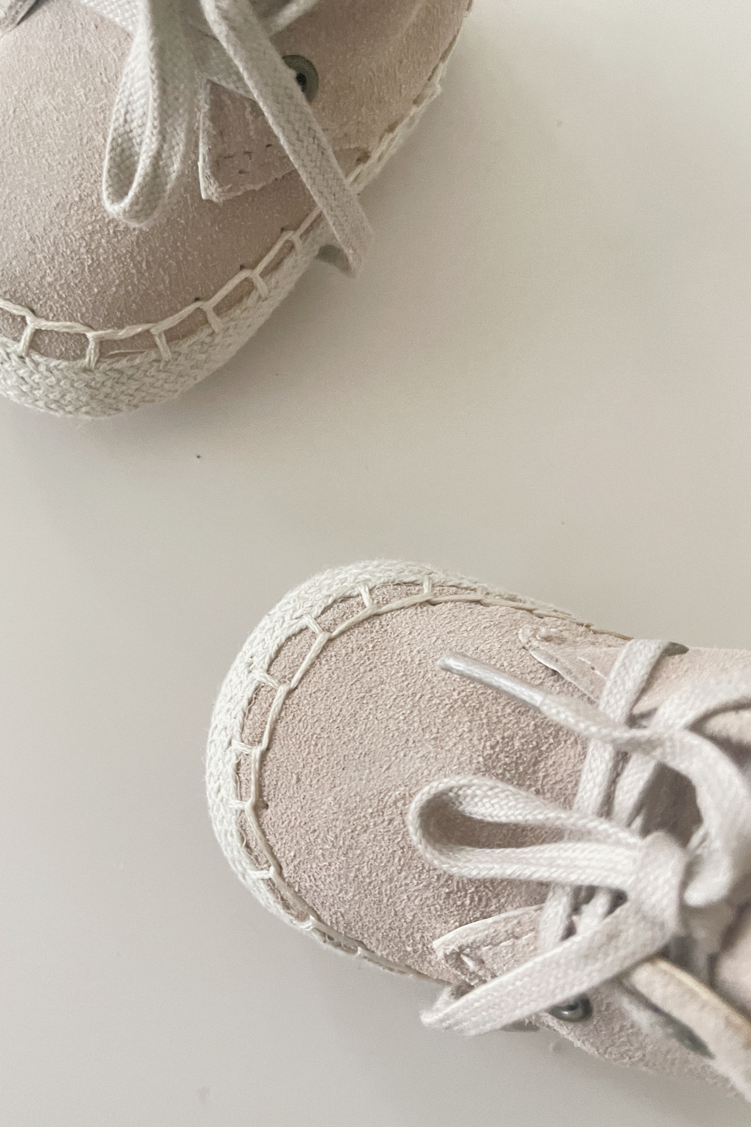 Baby High Tops Shoes - Suede Linen
