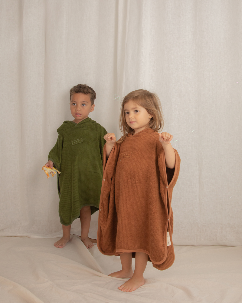 Kids Poncho Towel. Sweet Maple