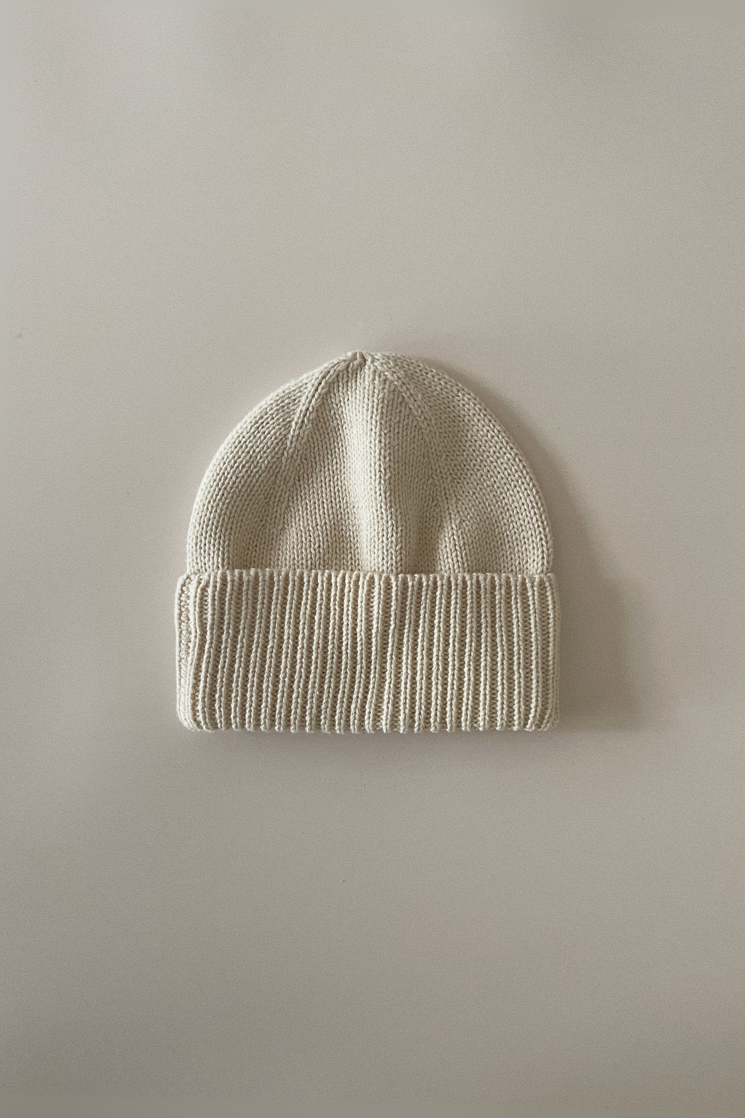 Cotton Knit Baby Beanie. Cotton