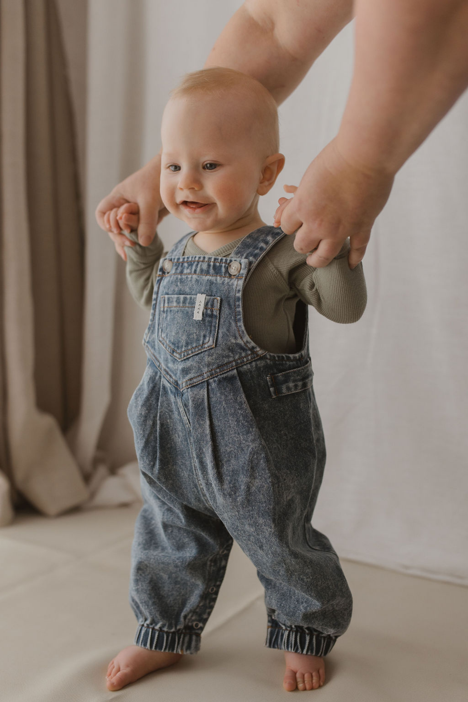 Denim Overall. Sky Blue