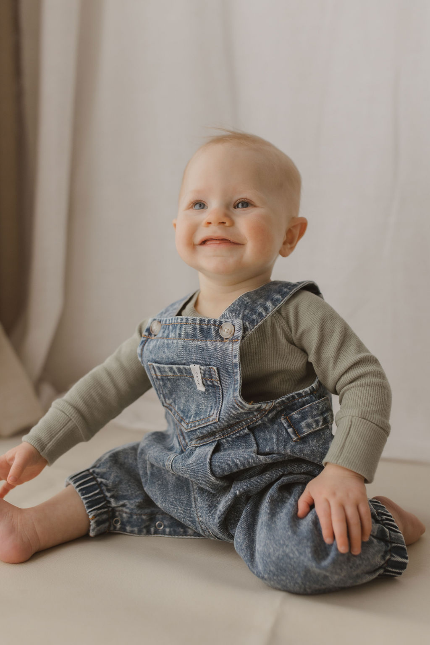 Denim Overall. Sky Blue