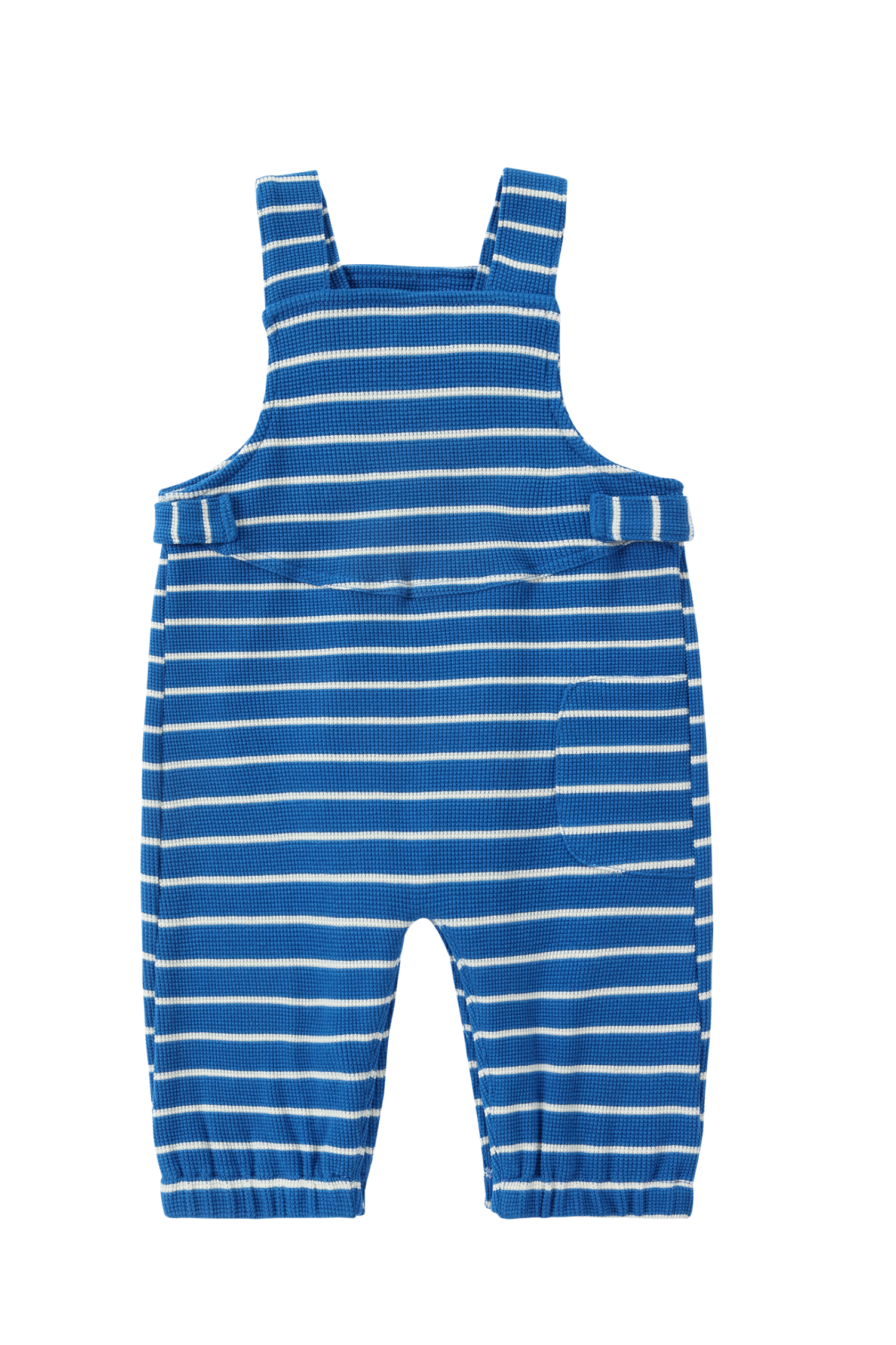 Waffle Overall. Electric Blue