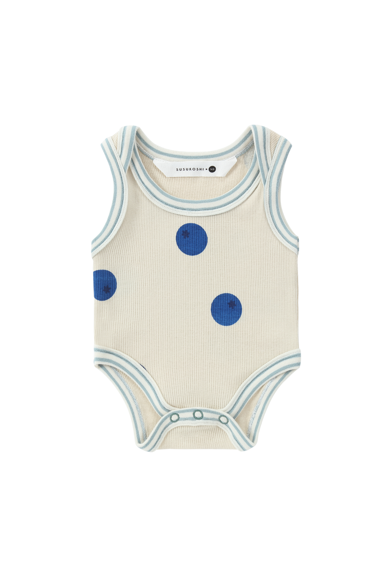 Singlet Lapped Suit. Blueberry