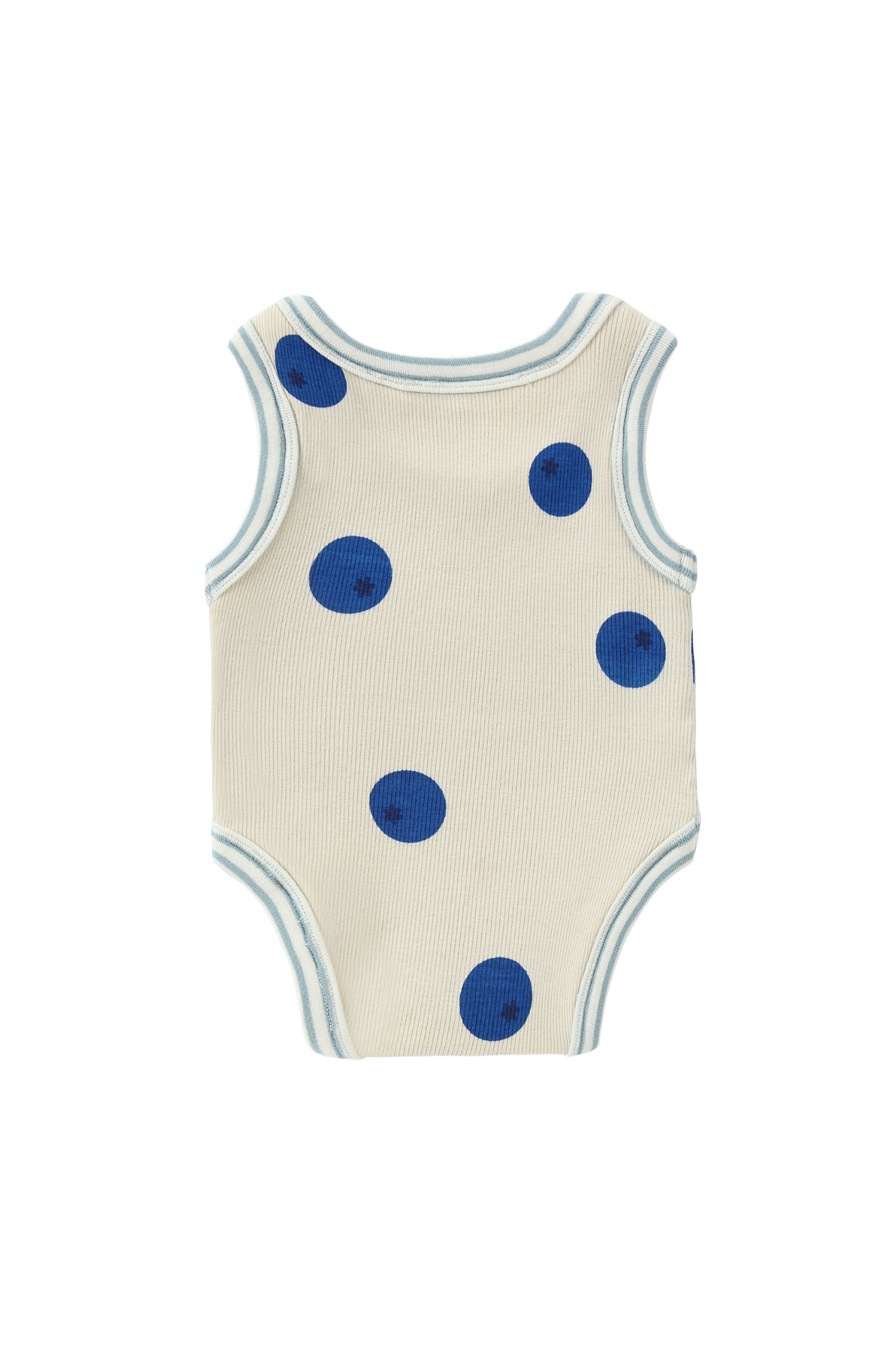 Singlet Lapped Suit. Blueberry