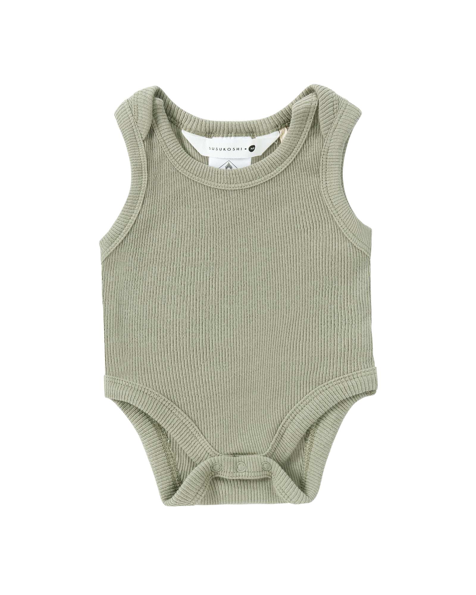 Singlet Lapped Suit. Gumleaf