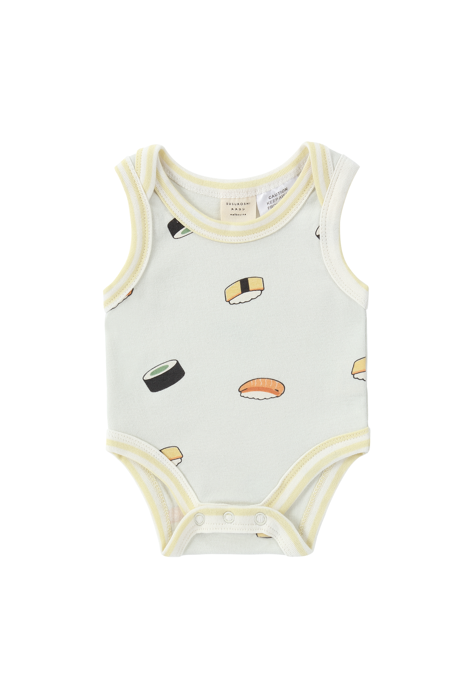Retro Lapped Suit Singlet (Pack of 2). Sushi