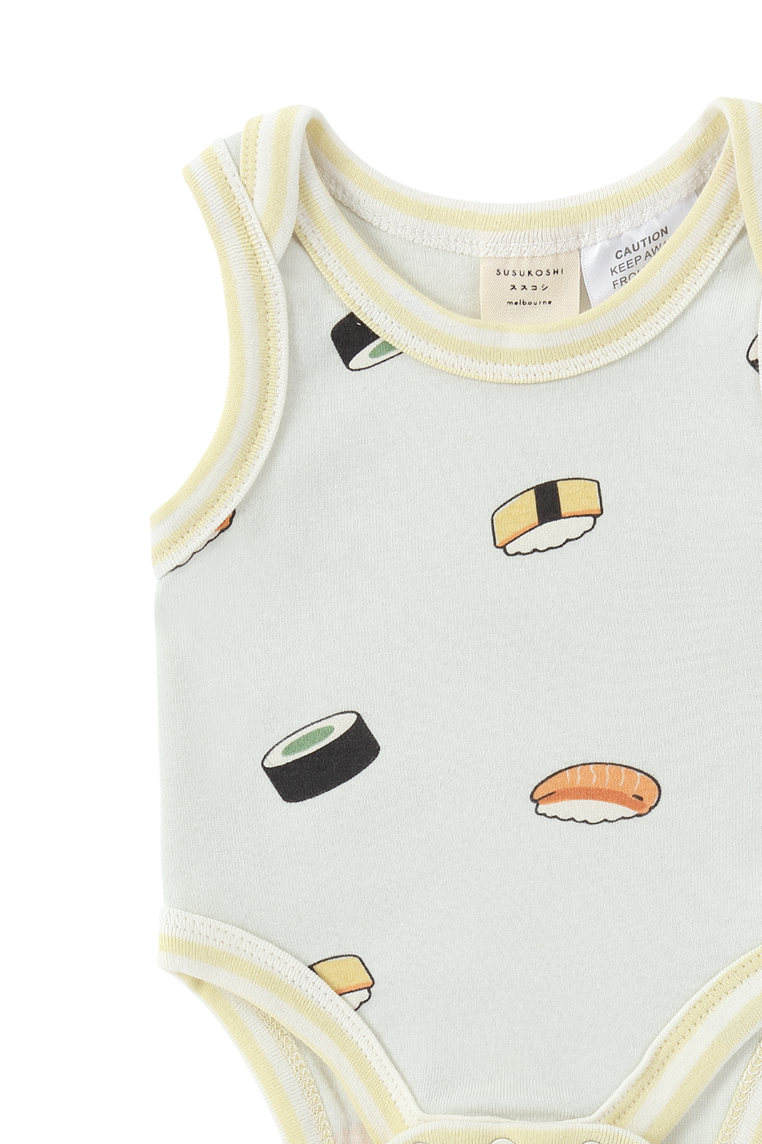 Retro Lapped Suit Singlet (Pack of 2). Sushi