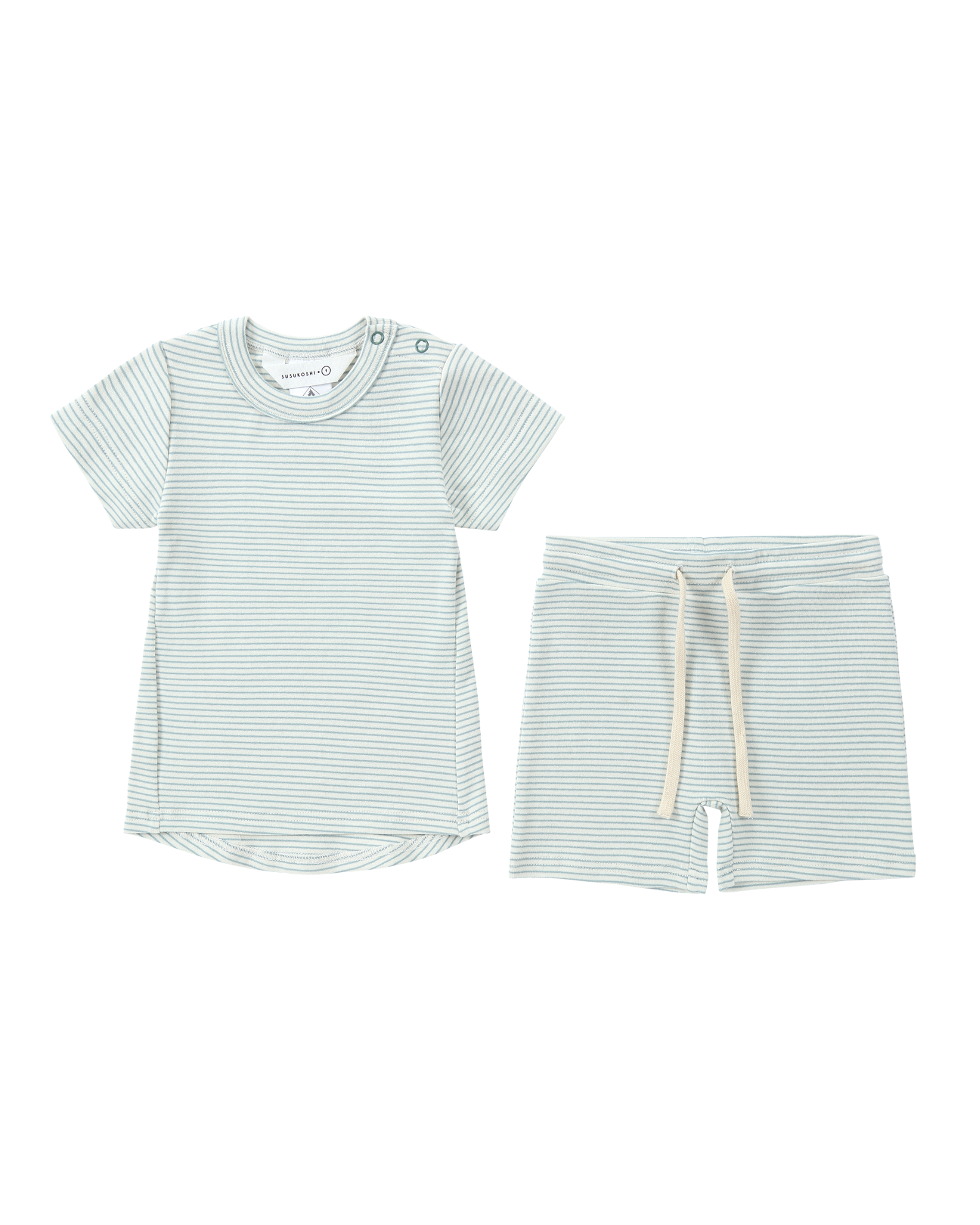 KIDS PJ Short Sleeve Set. Seashore