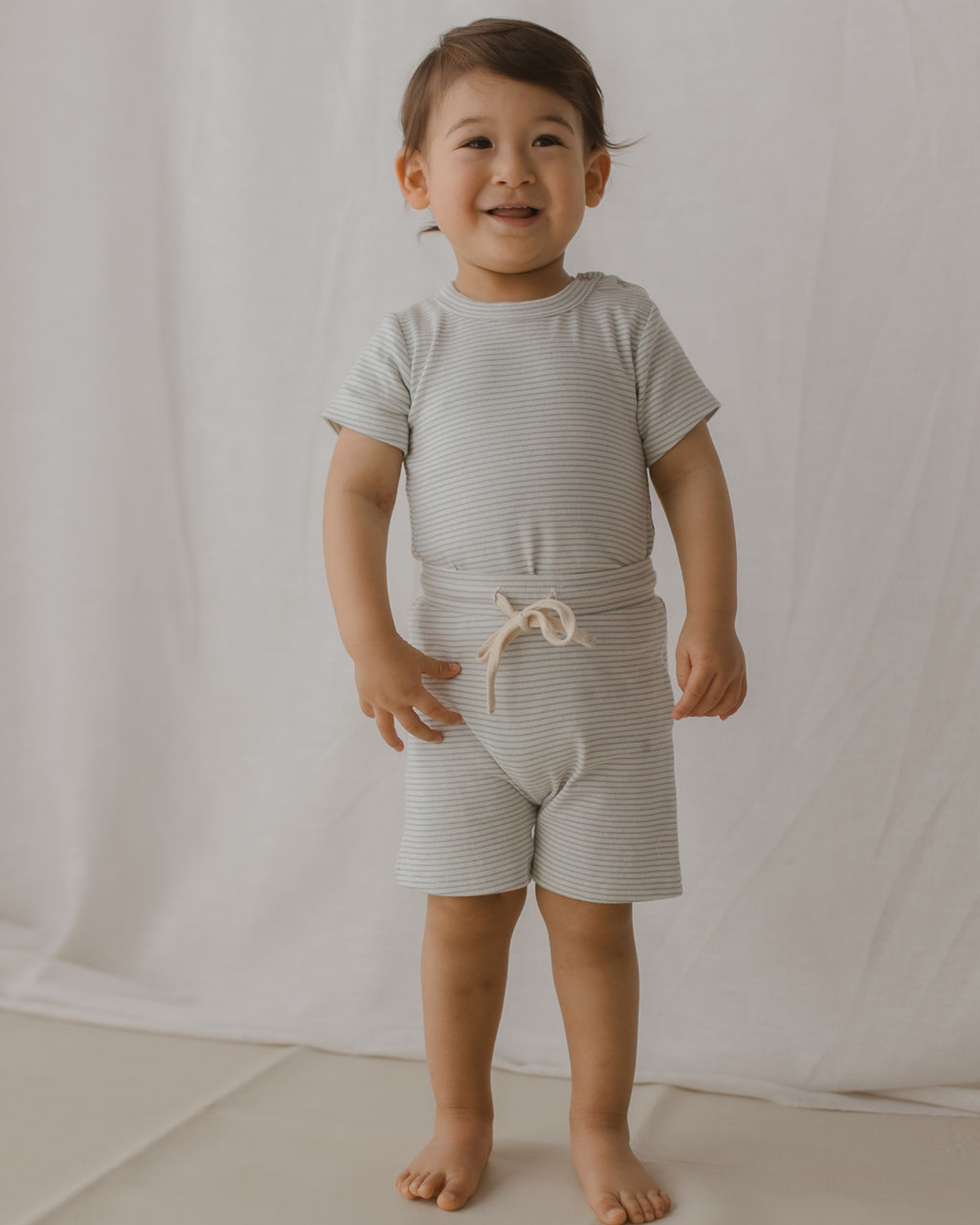 KIDS PJ Short Sleeve Set. Seashore