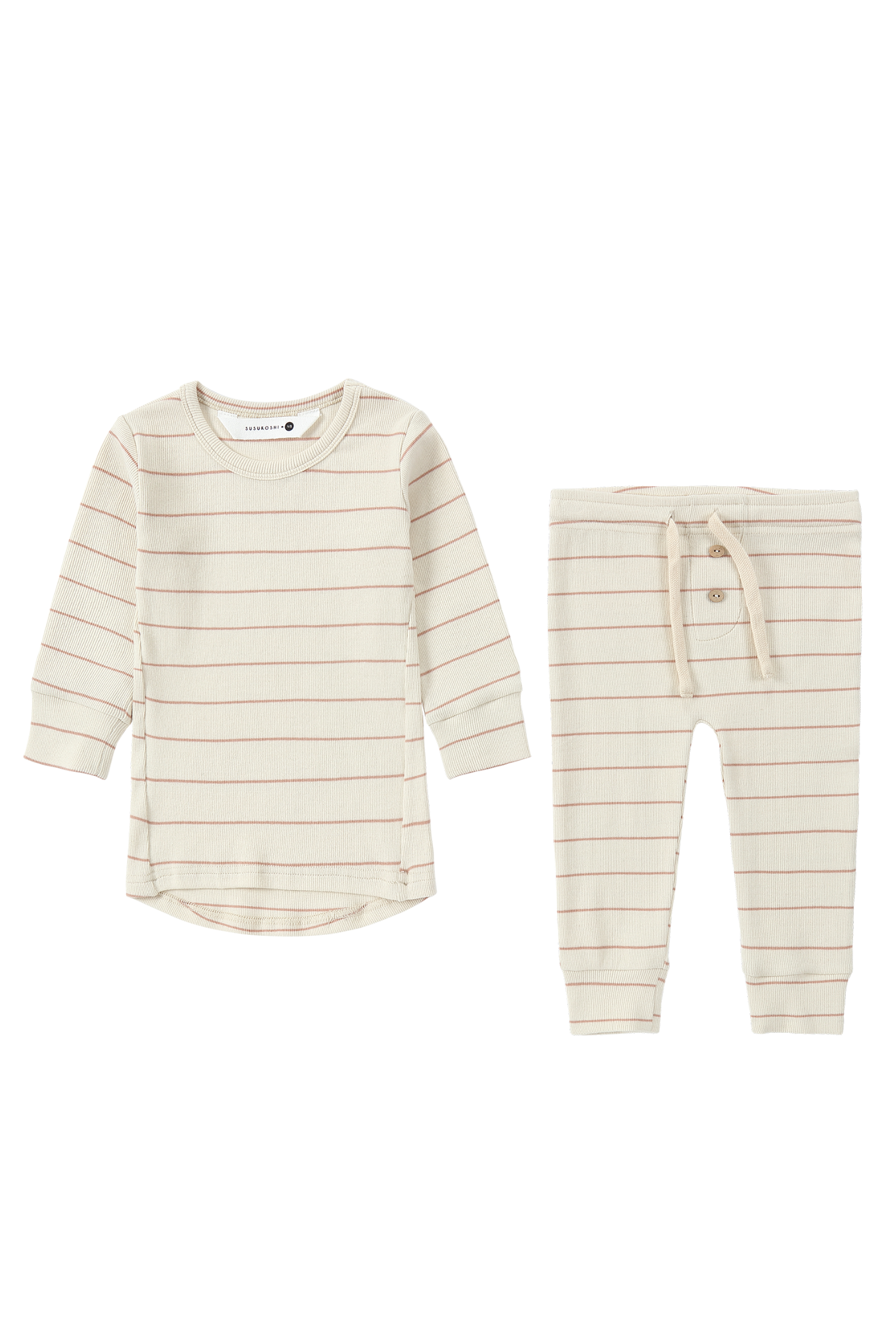 KIDS PJ Long Sleeve Set. Coco Stripes