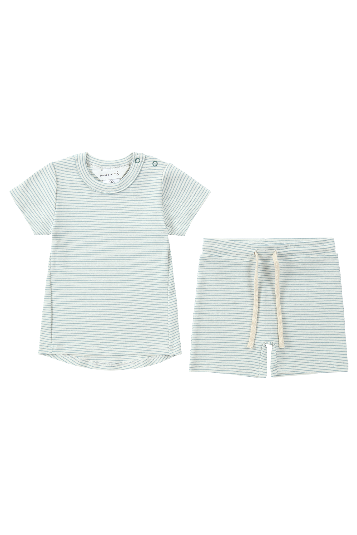 KIDS PJ Short Sleeve Set. Seashore