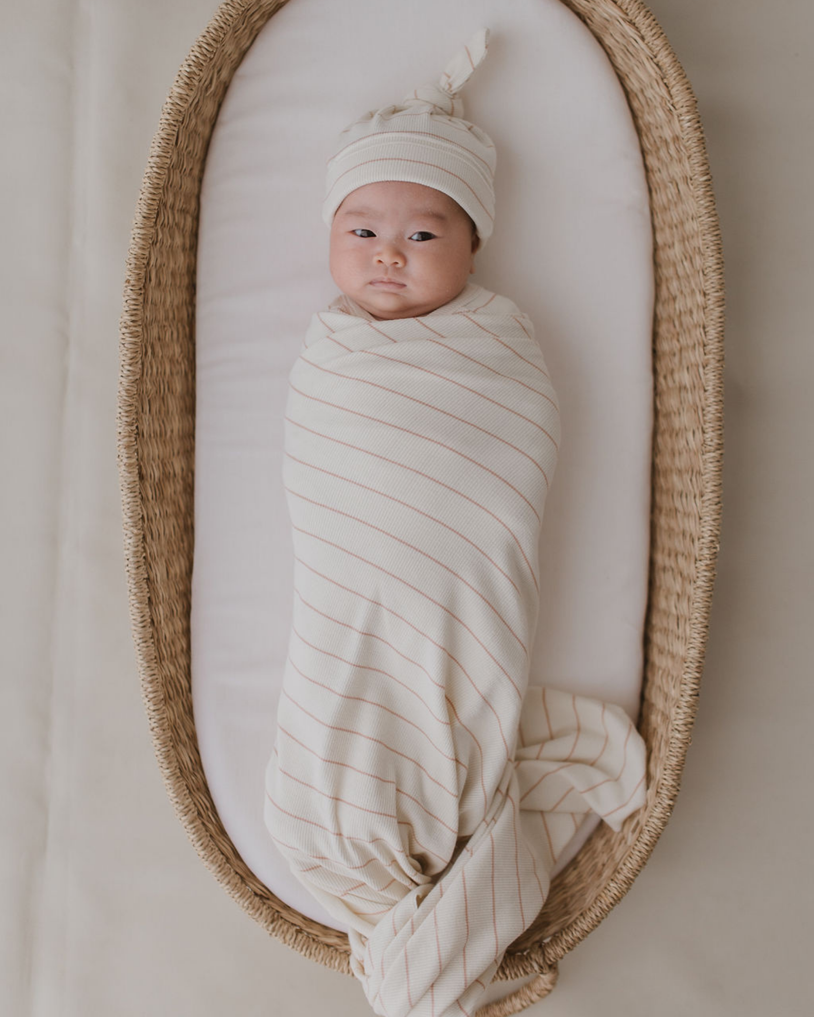 Swaddle Blanket. Coco Stripes