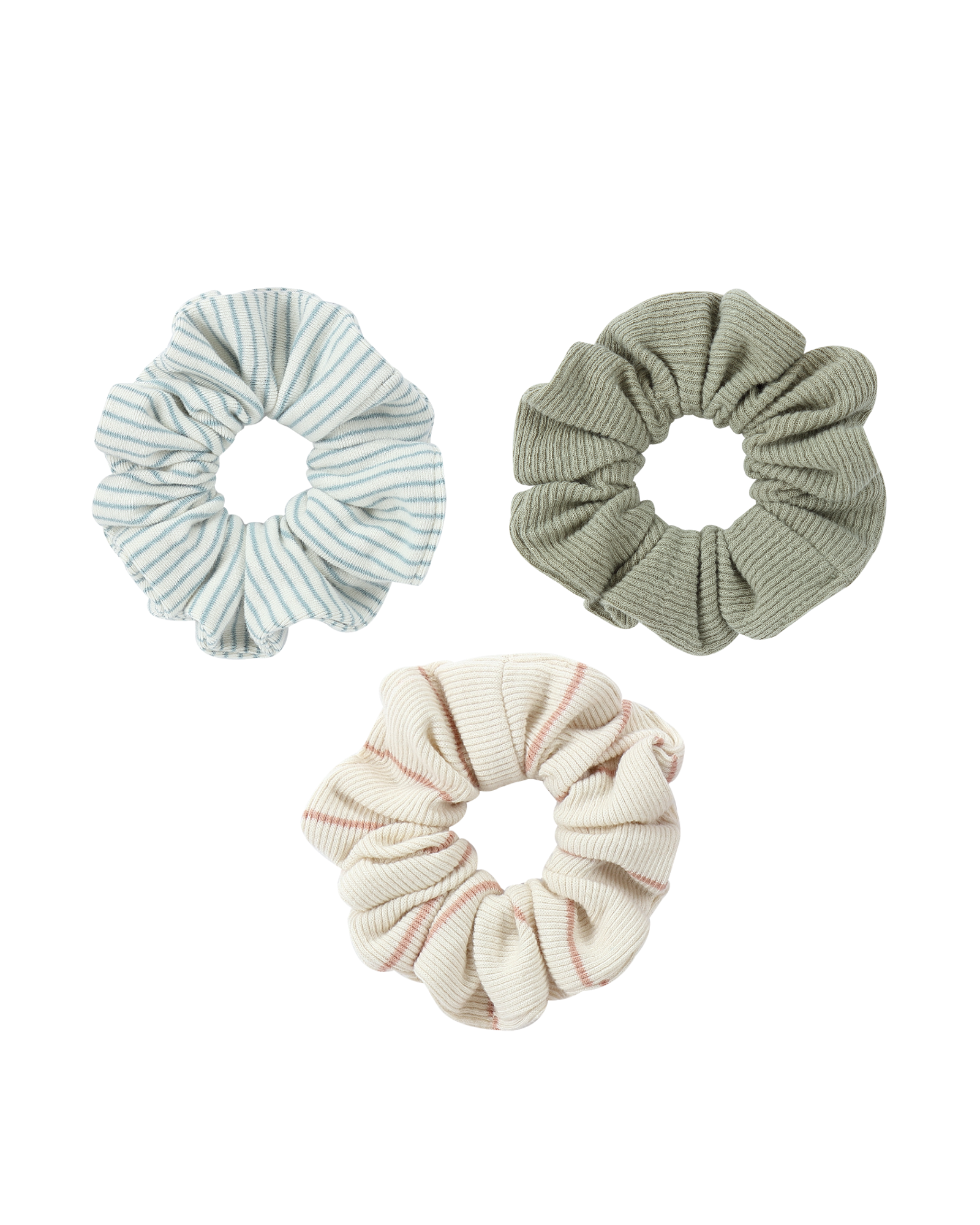 Scrunchie (pack of 3) - Sage, CocoStripes, Seashore