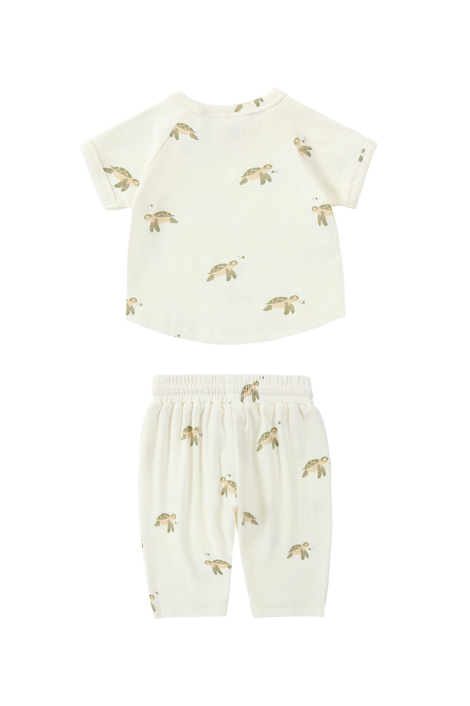 Boxy Tee x Summer Pant Set. Turtle