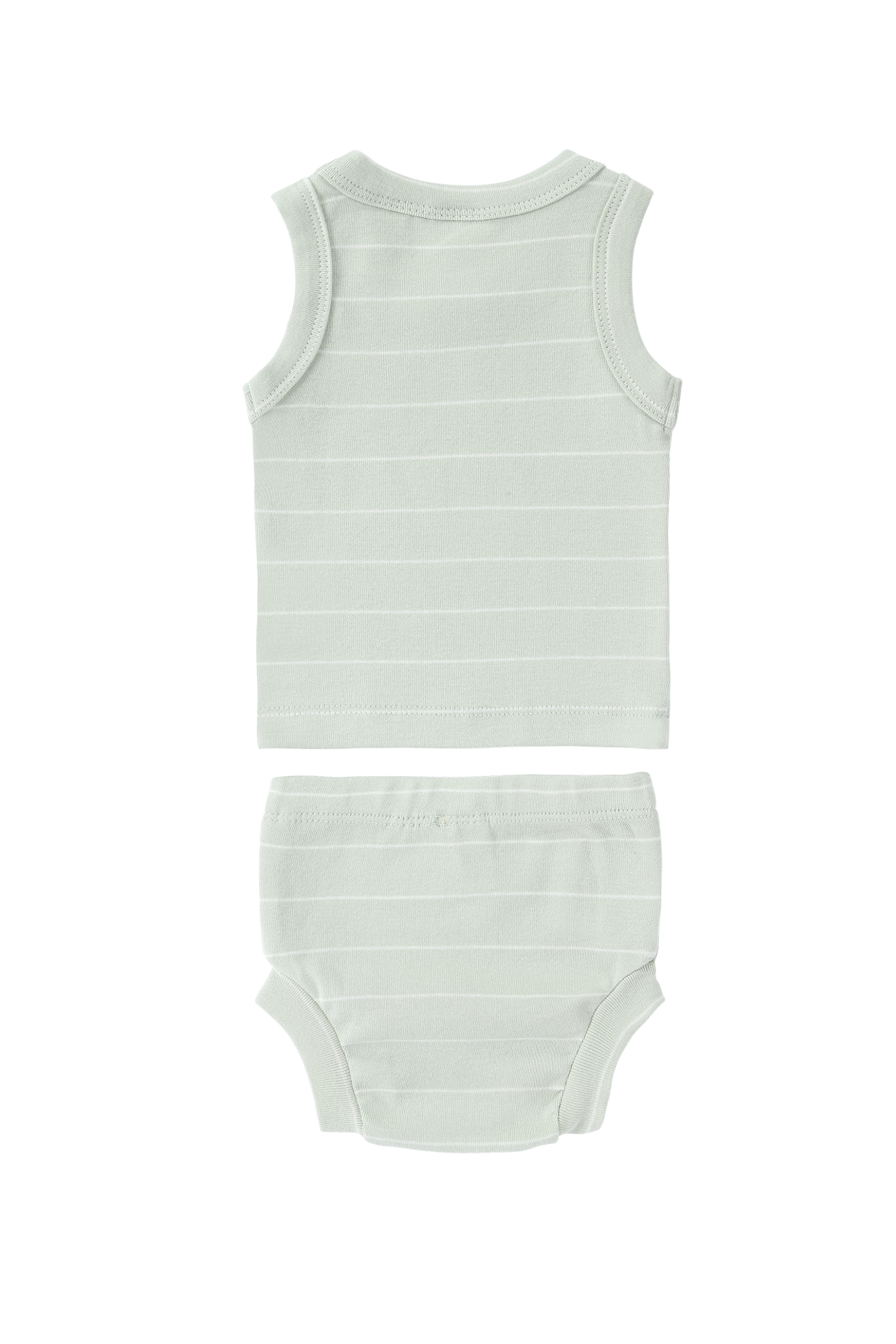 Singlet & Nappy Cover. Blue Sky