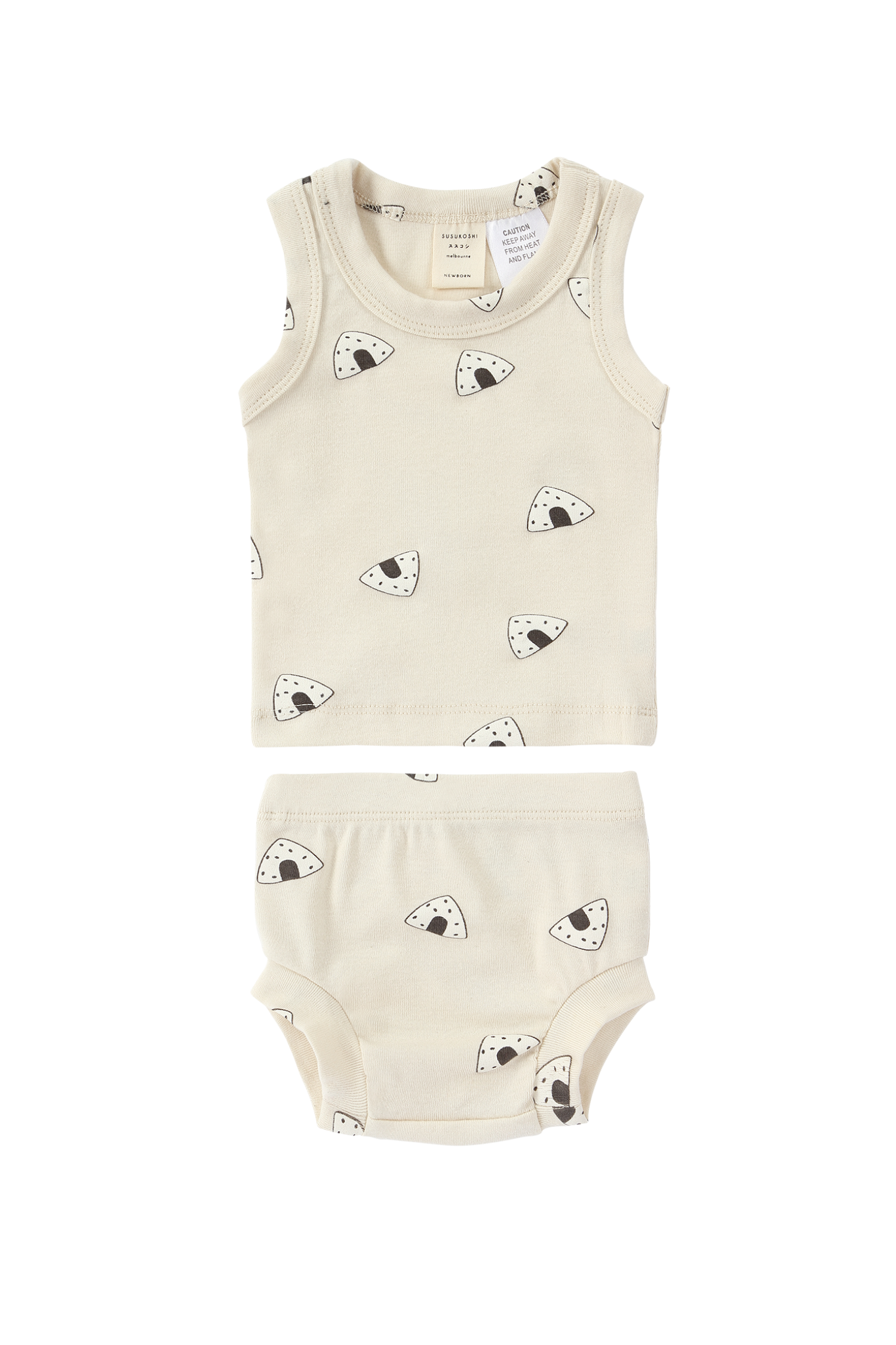 Singlet & Nappy Cover. Onigiri