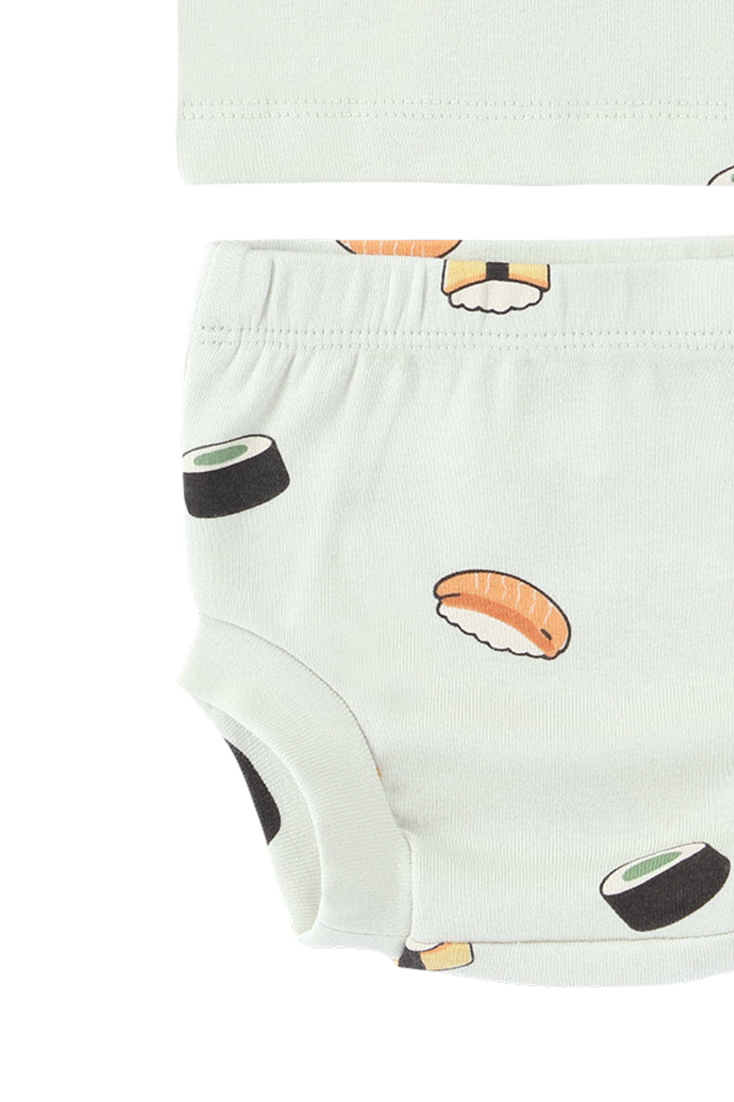 Singlet & Nappy Cover. Sushi