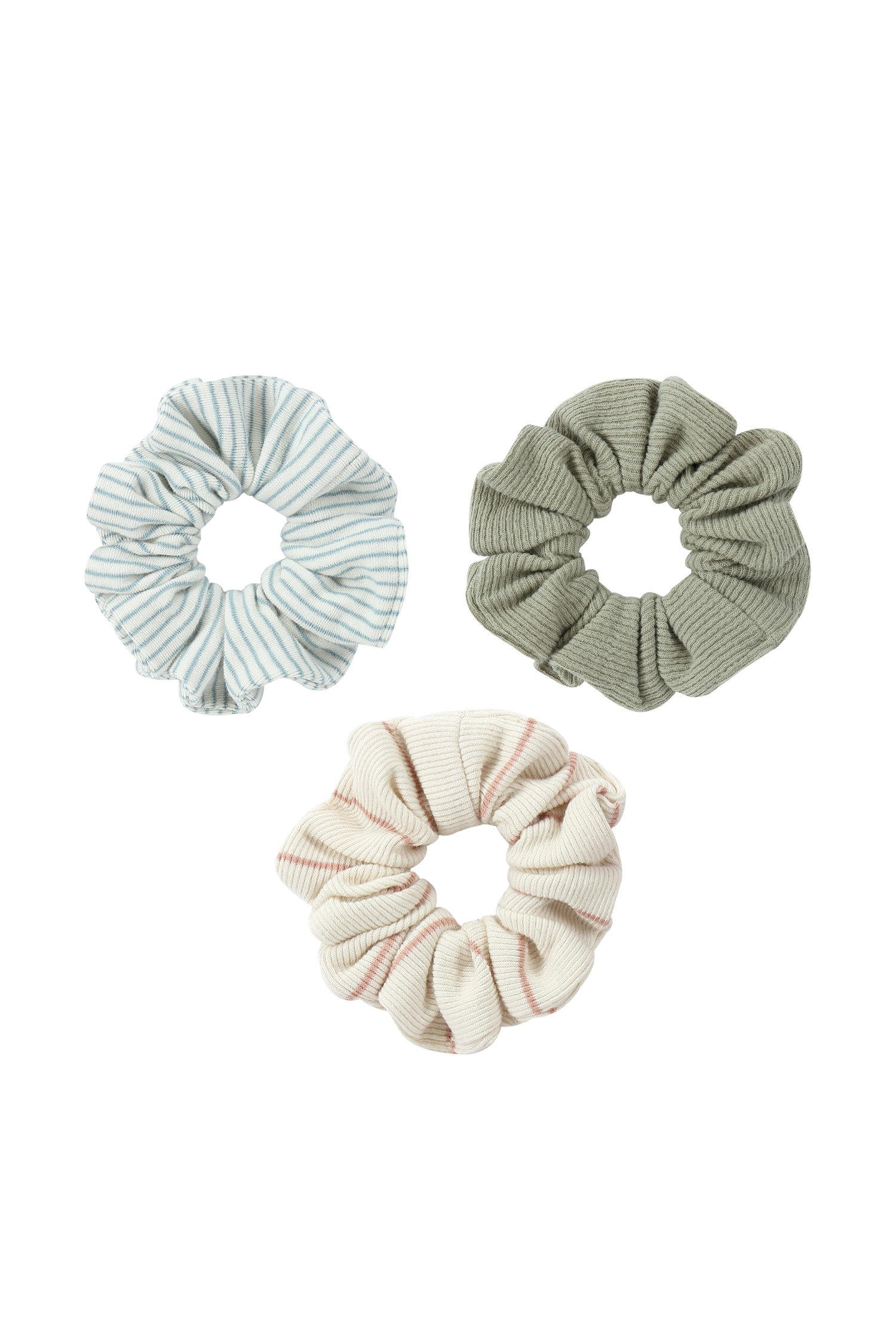 Scrunchie (pack of 3) - Sage, CocoStripes, Seashore