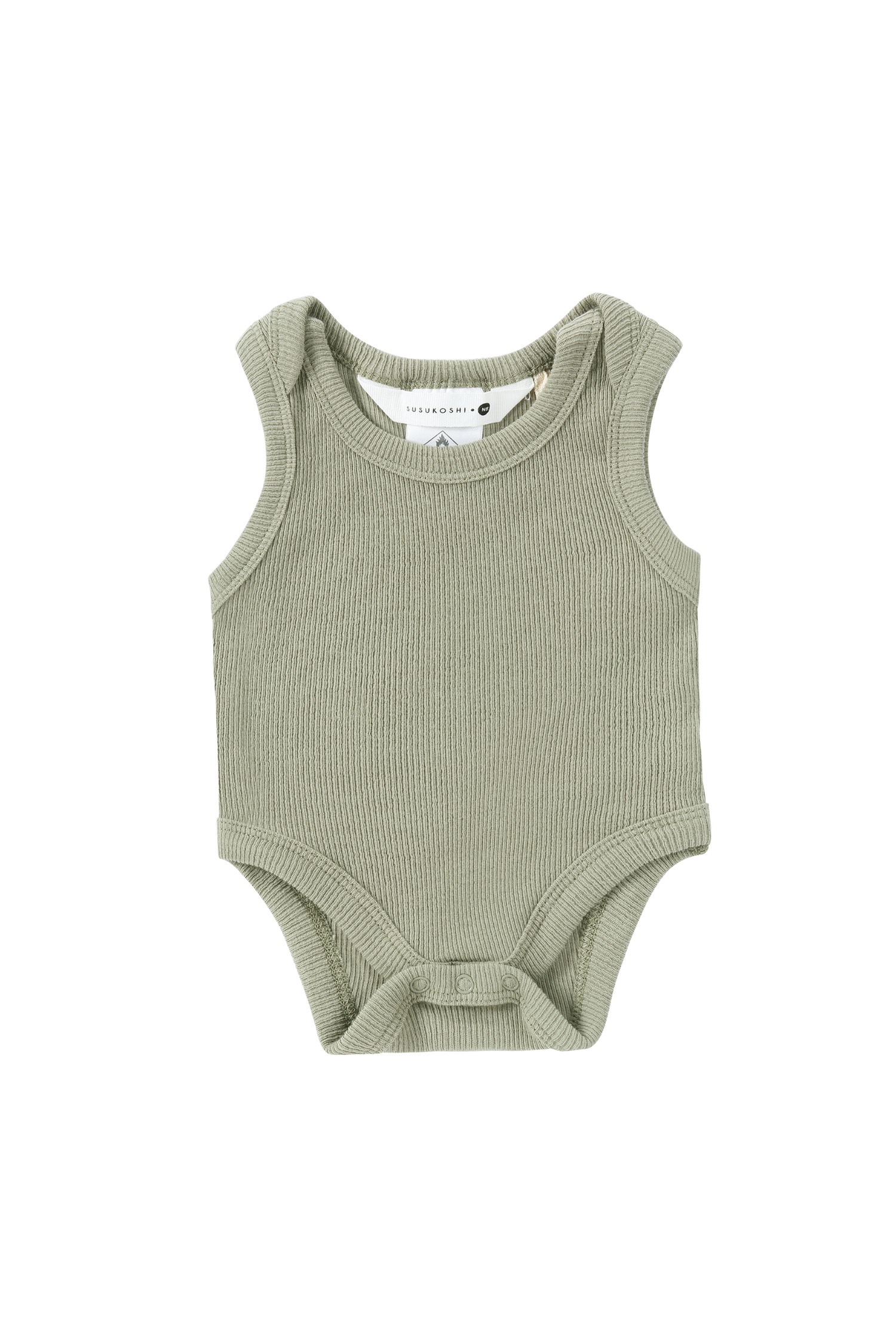 Singlet Lapped Suit. Gumleaf