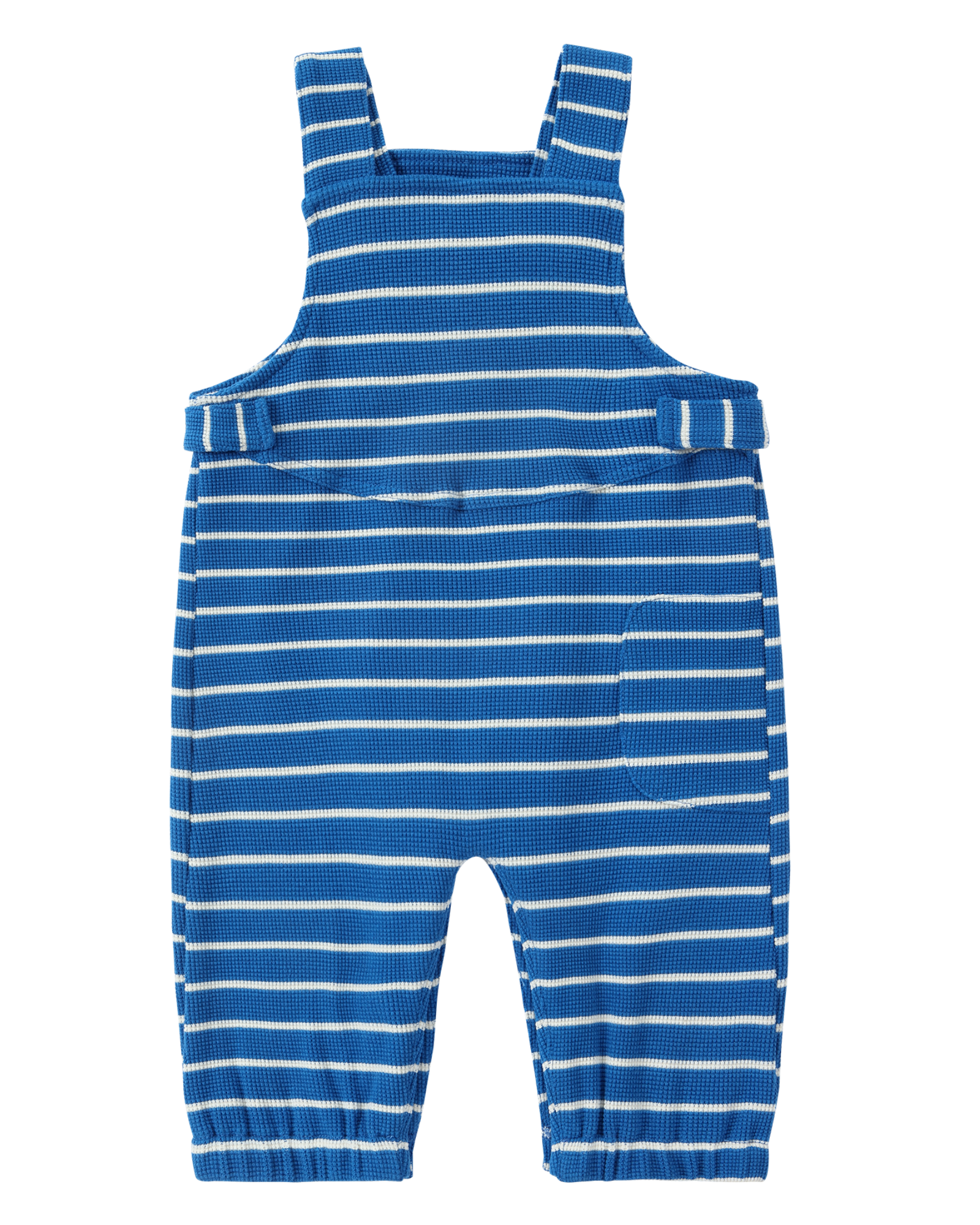 Waffle Overall. Electric Blue