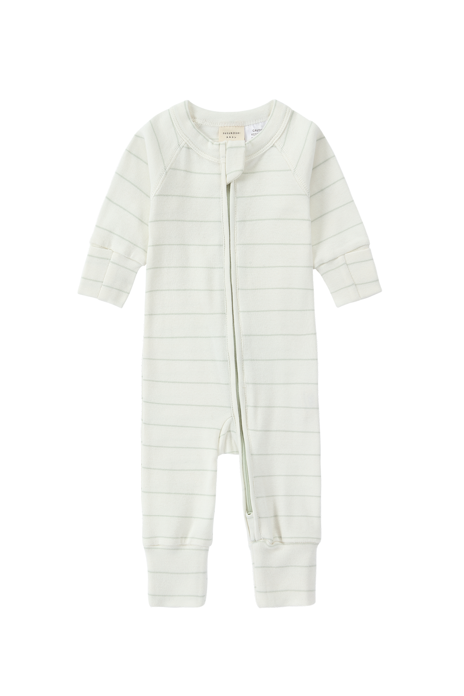 Zip Suit L/S. White Sky