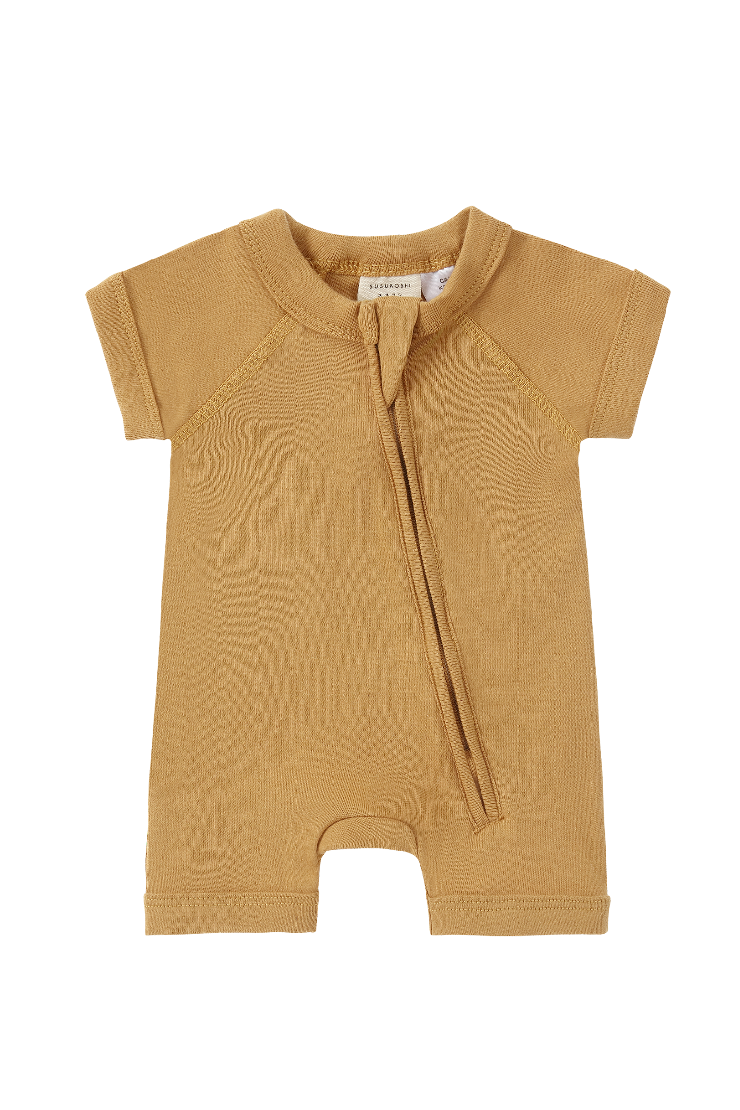 Zip Growsuit SS/S. Sunkissed