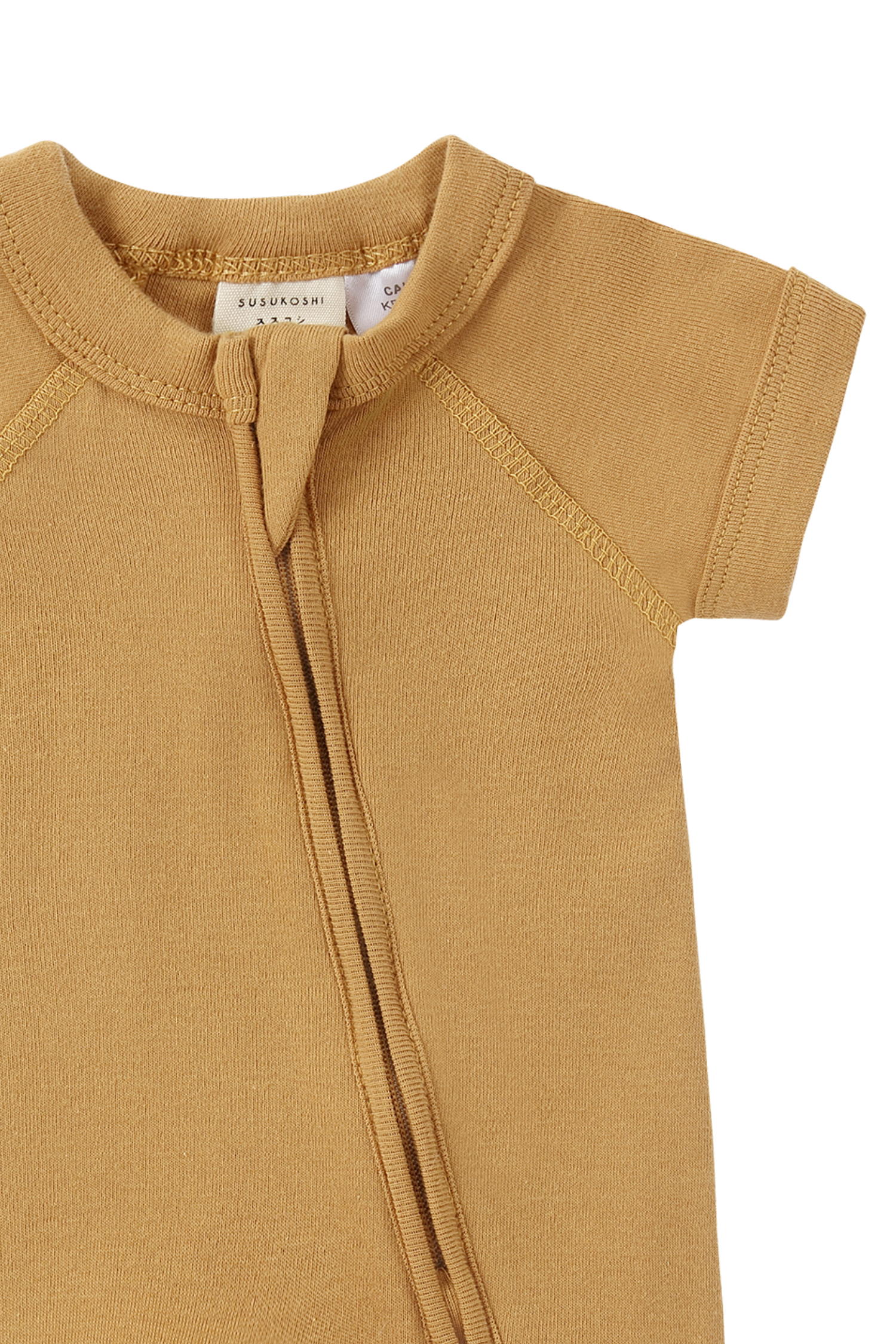 Zip Growsuit SS/S. Sunkissed