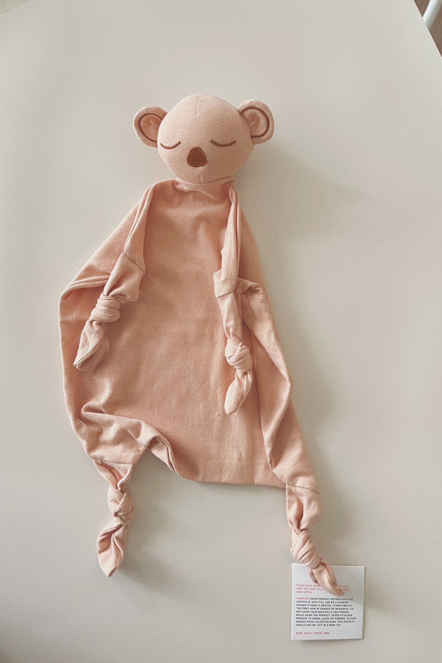 Cuddle Blanket. KOALA - Peach Tan