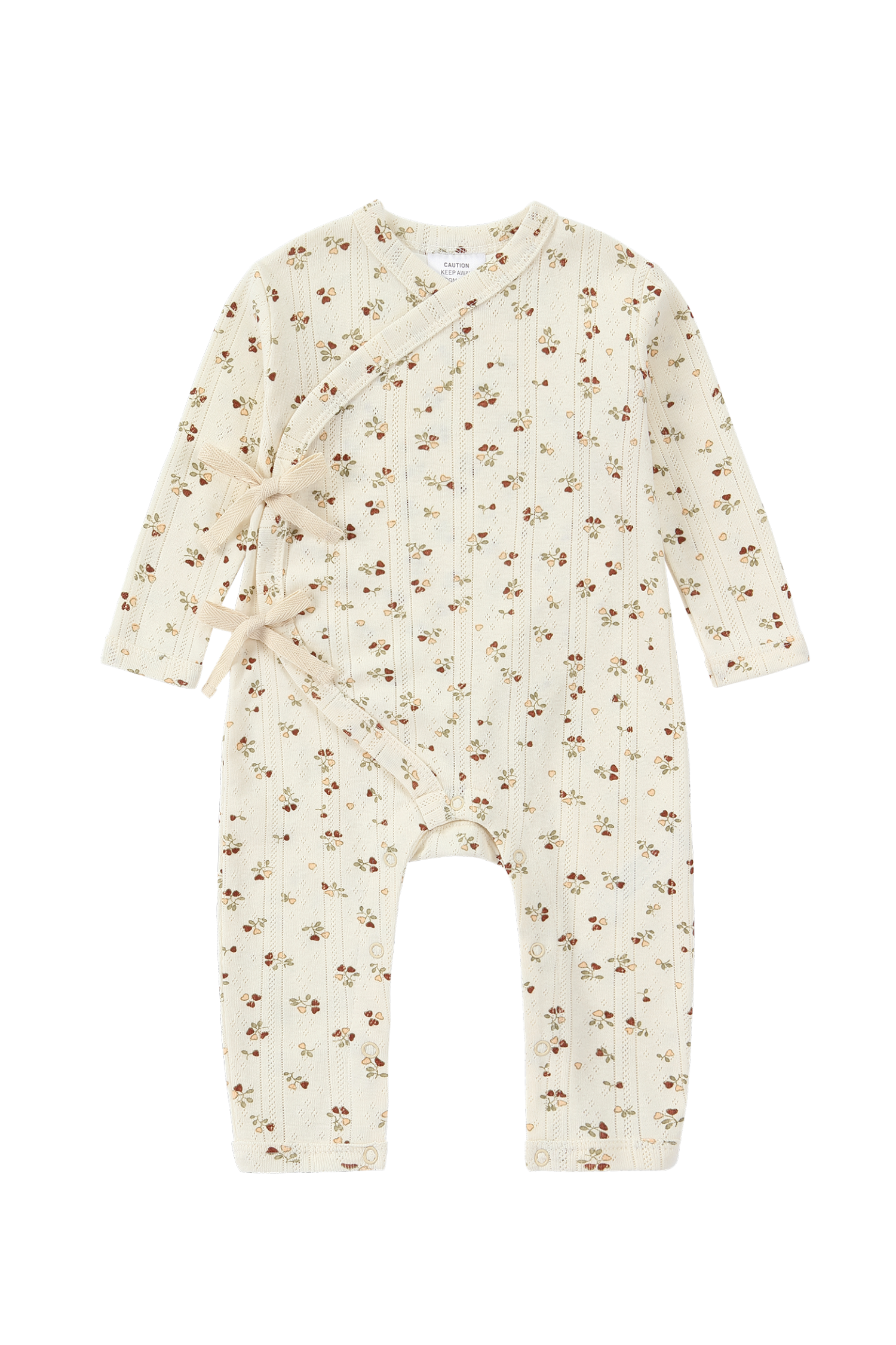 Baby Kimono Overall Suit. Hana (pointelle)
