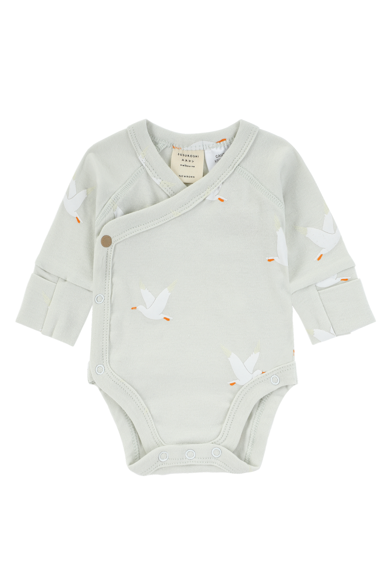 Kimono Suit. Seagull