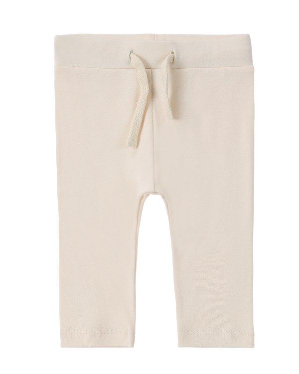 Drawstring Legging. Eggshell