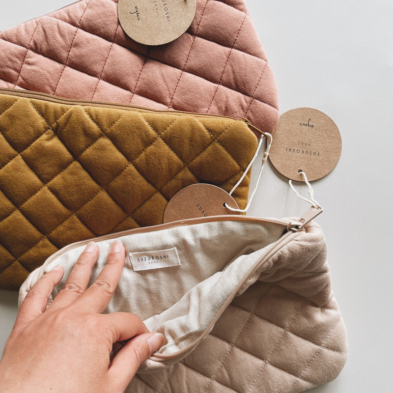 Quilted Pouch. Husk