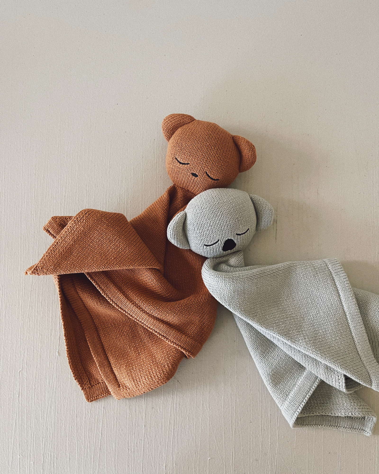 Knit Cuddle Blanket. TEDDY - Sunkissed