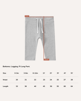 Drawstring Legging. Natural Lines